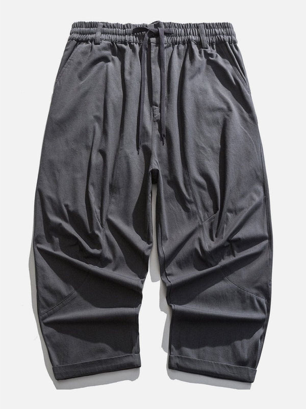 Helmiss - Solid Color Stitching Pants- Streetwear Fashion - helmiss.com