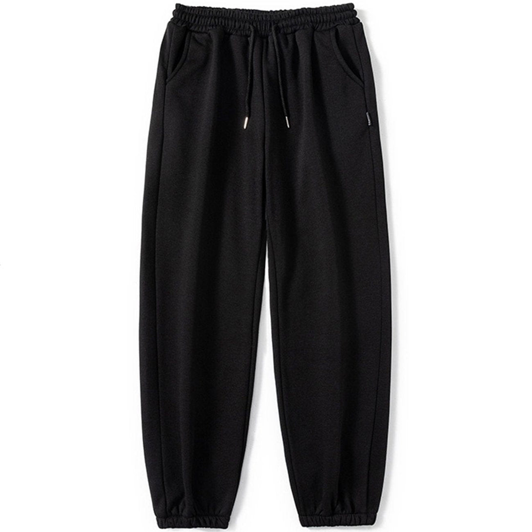 Helmiss - Solid Color Sweatpants- Streetwear Fashion - helmiss.com