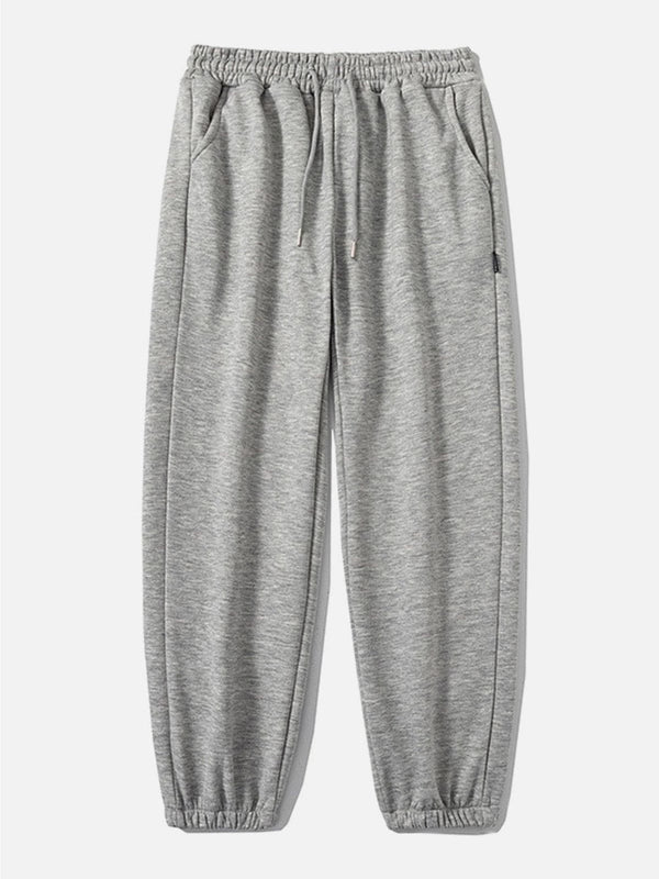 Helmiss - Solid Color Sweatpants- Streetwear Fashion - helmiss.com