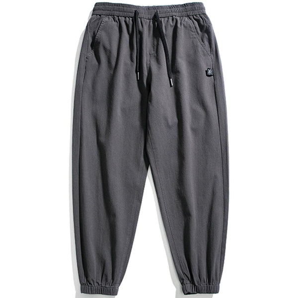 Helmiss - Solid Color Sweatpants- Streetwear Fashion - helmiss.com