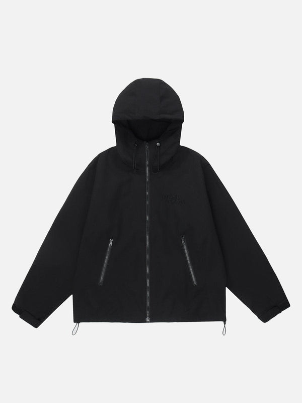 Helmiss - Solid Color Thickend Anorak- Streetwear Fashion - helmiss.com