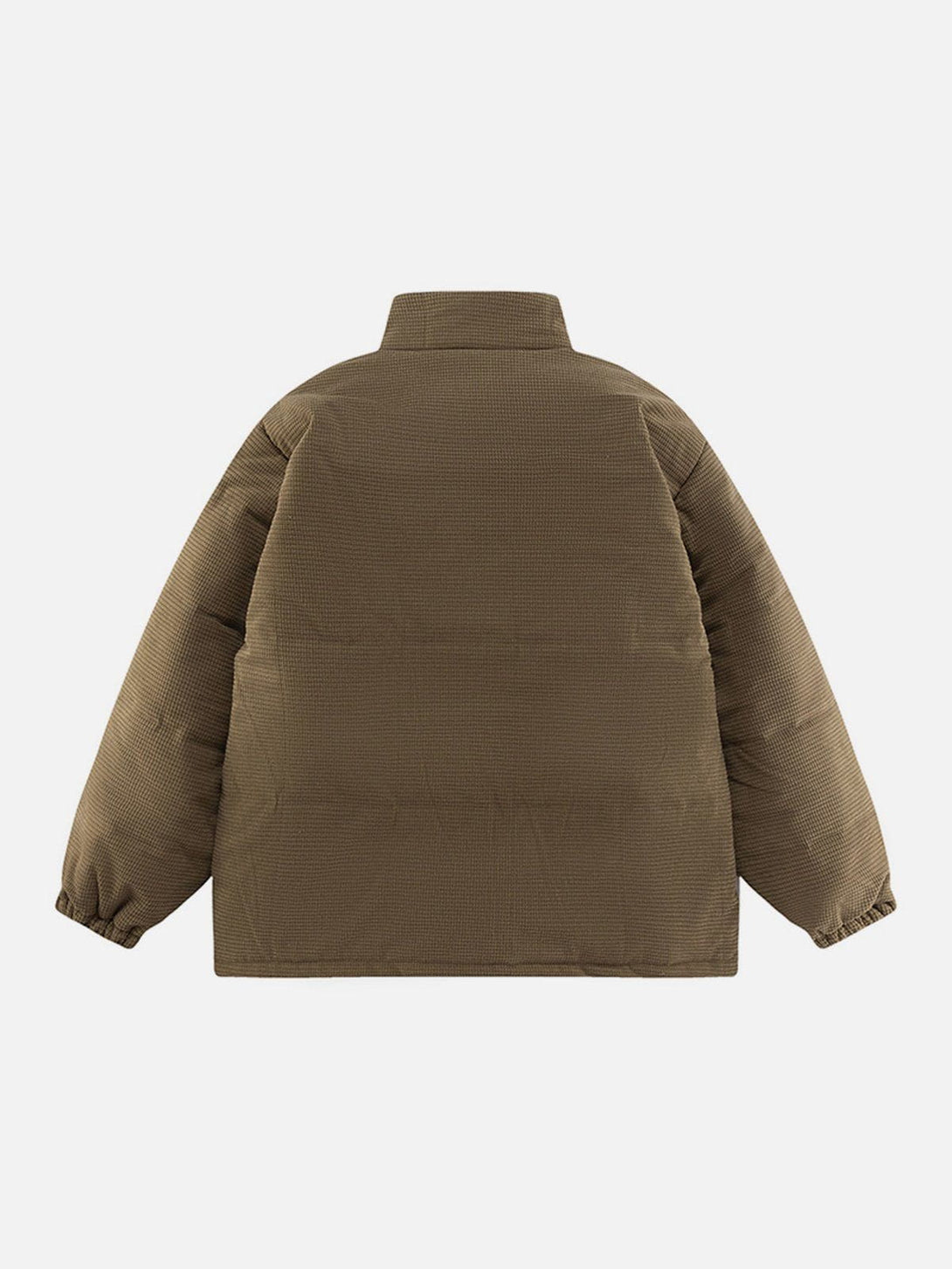 Helmiss - Solid Corduroy Embroidered Winter Coat- Streetwear Fashion - helmiss.com