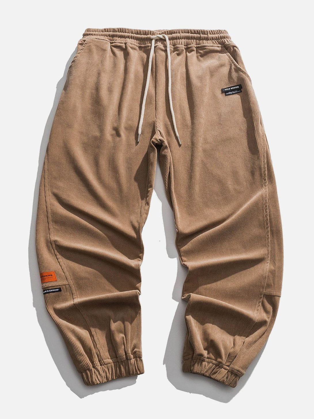 Helmiss - Solid Corduroy Sweatpants- Streetwear Fashion - helmiss.com