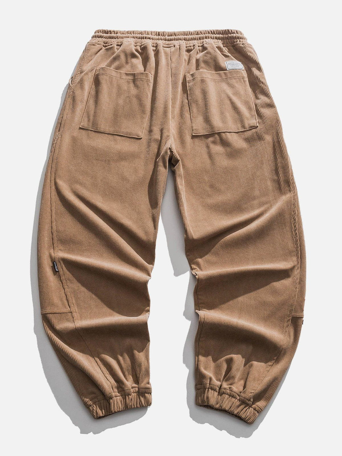 Helmiss - Solid Corduroy Sweatpants- Streetwear Fashion - helmiss.com