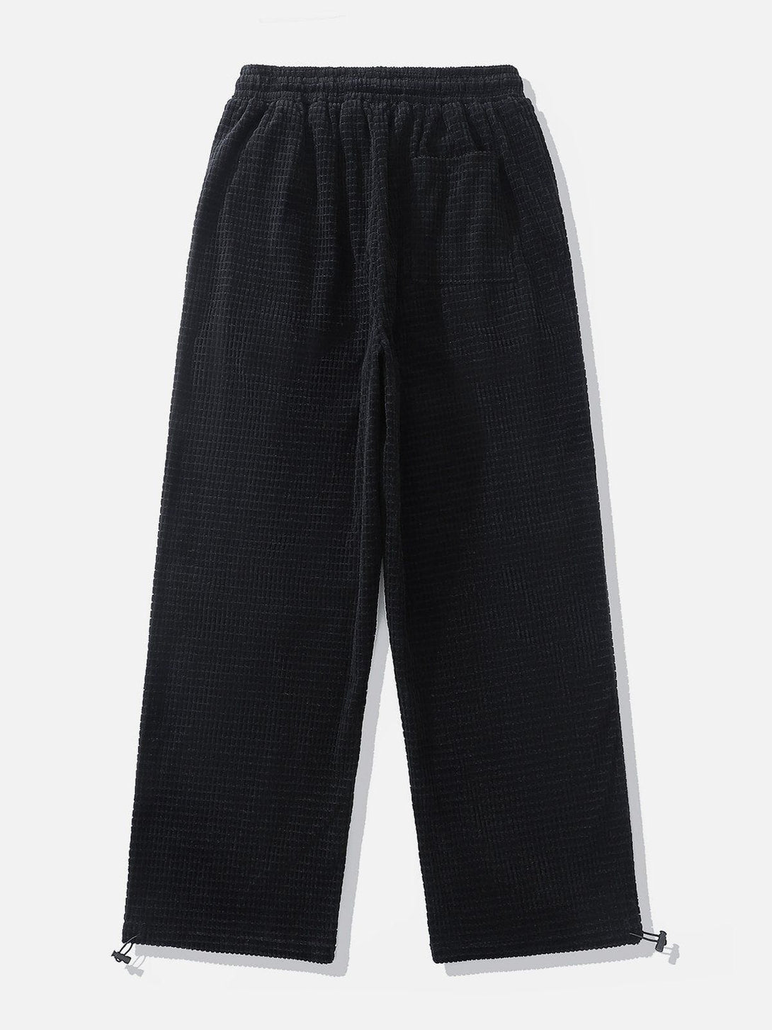 Helmiss - Solid Corduroy Waffle Pants- Streetwear Fashion - helmiss.com