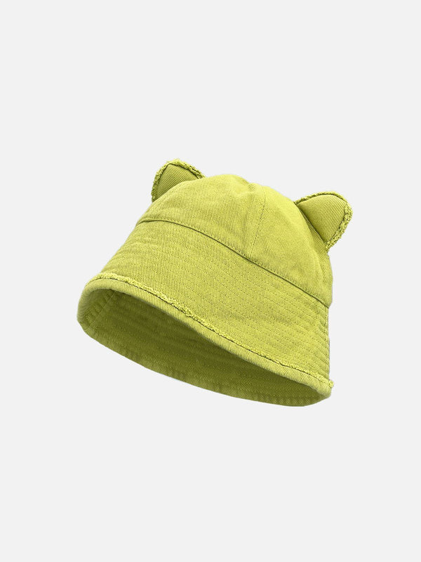 Helmiss - Solid Cute Bear Ears Hat- Streetwear Fashion - helmiss.com