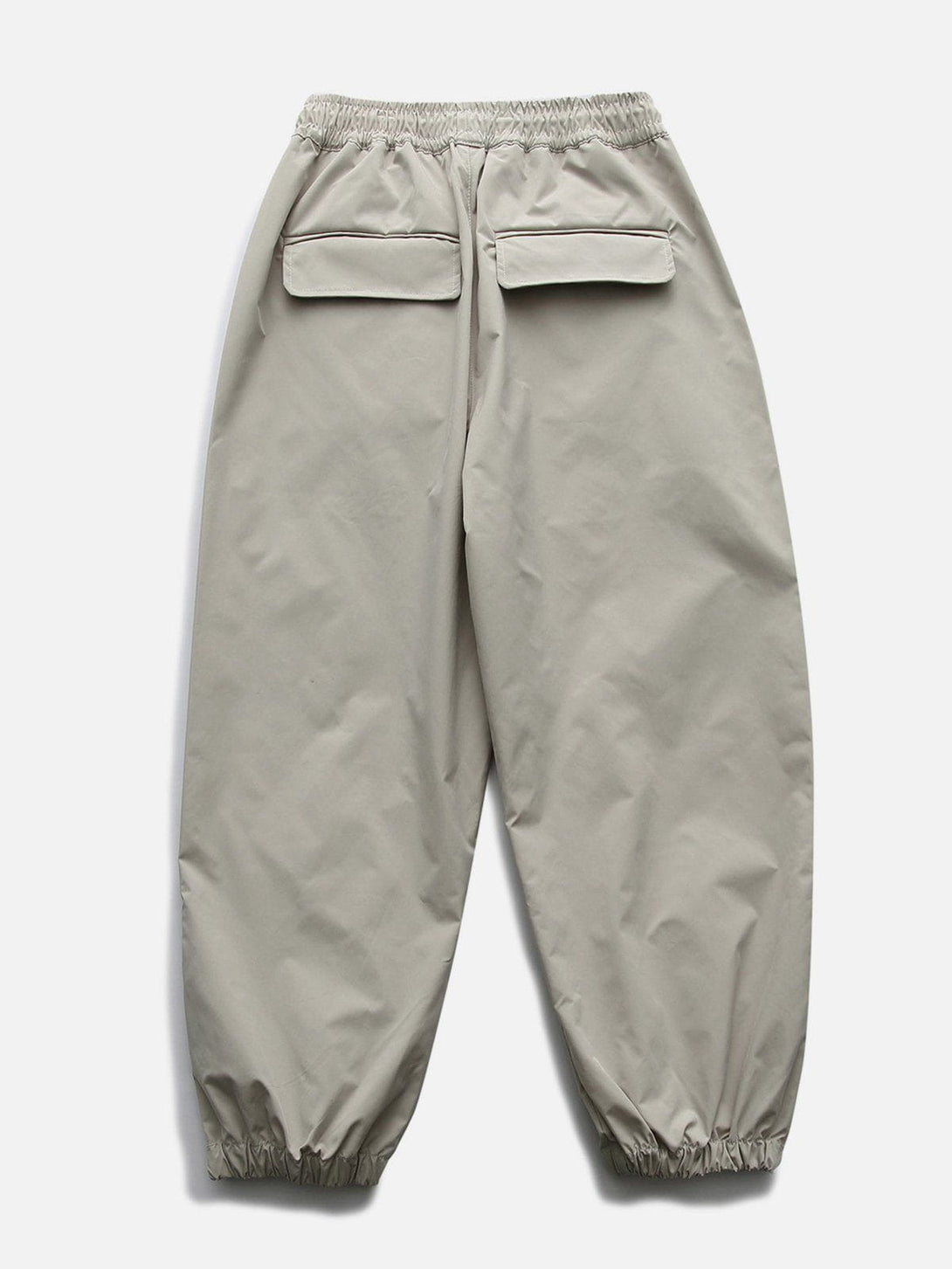 Helmiss - Solid Drawstring Cargo Pants- Streetwear Fashion - helmiss.com