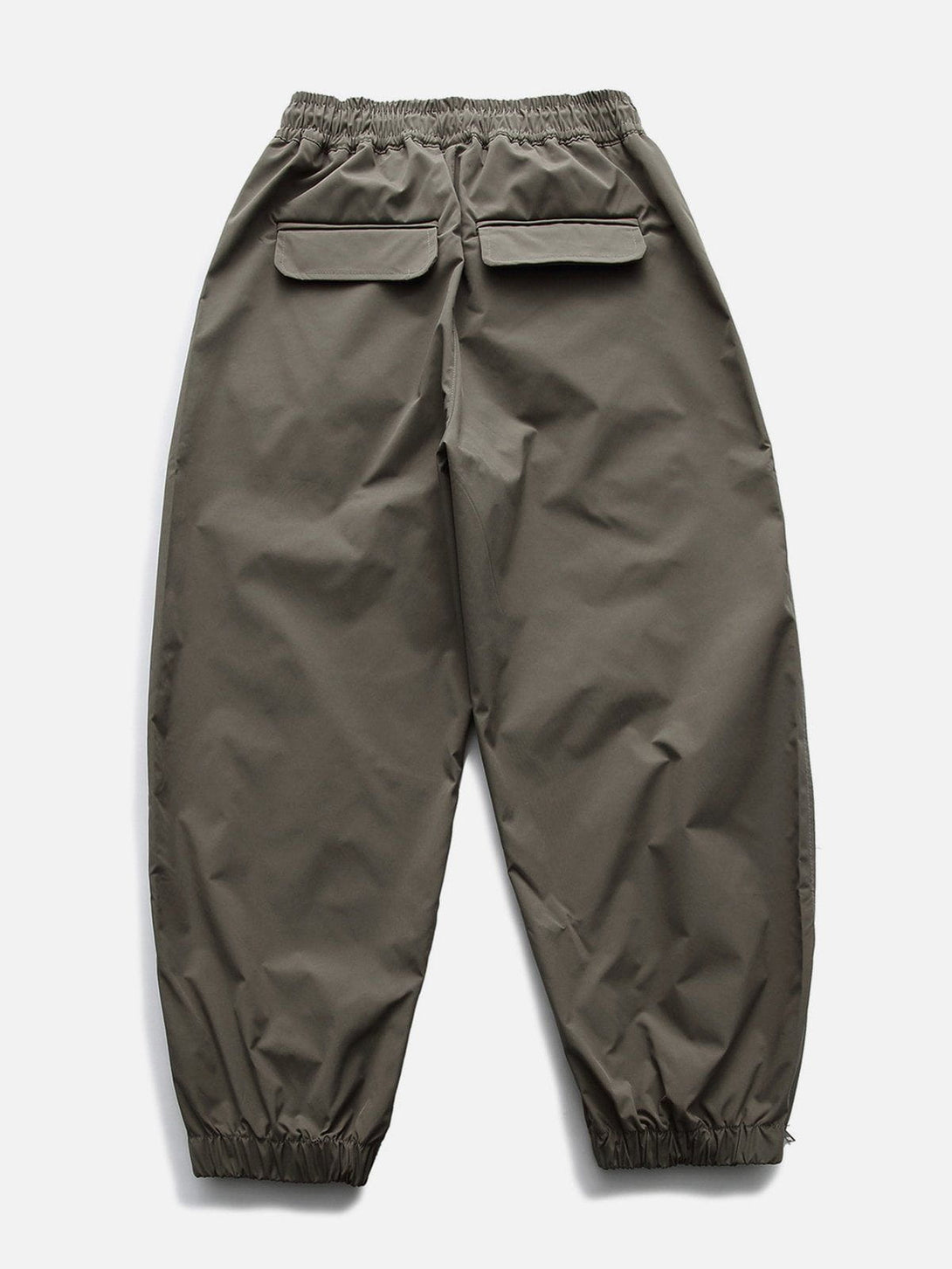 Helmiss - Solid Drawstring Cargo Pants- Streetwear Fashion - helmiss.com