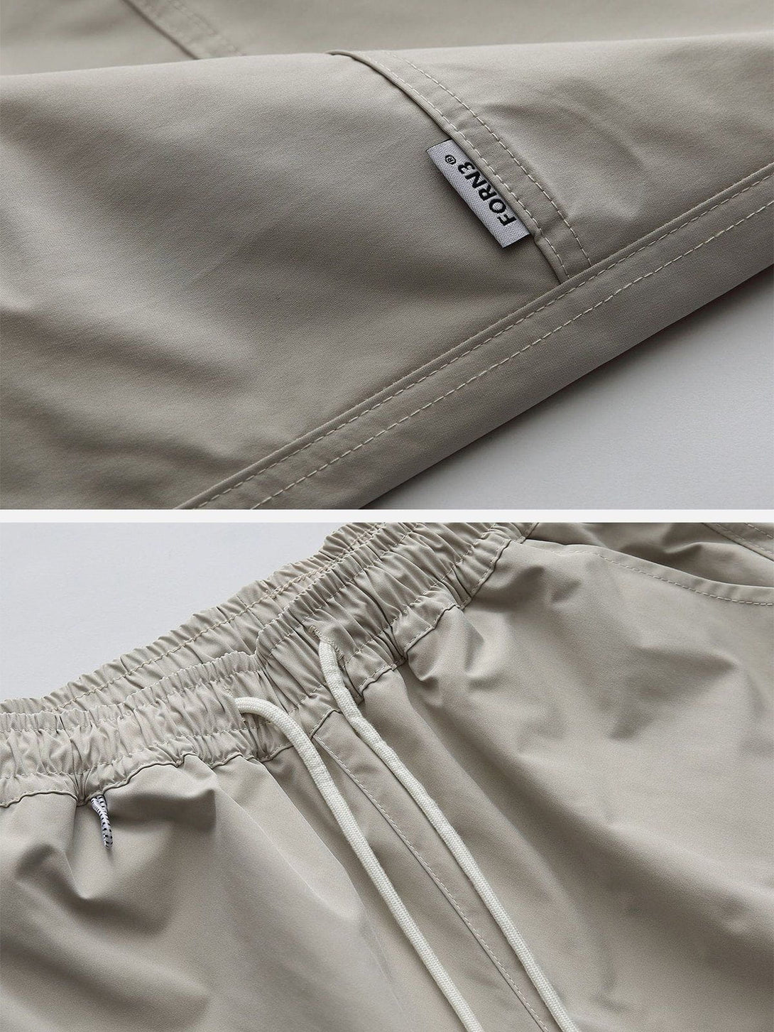 Helmiss - Solid Drawstring Cargo Pants- Streetwear Fashion - helmiss.com