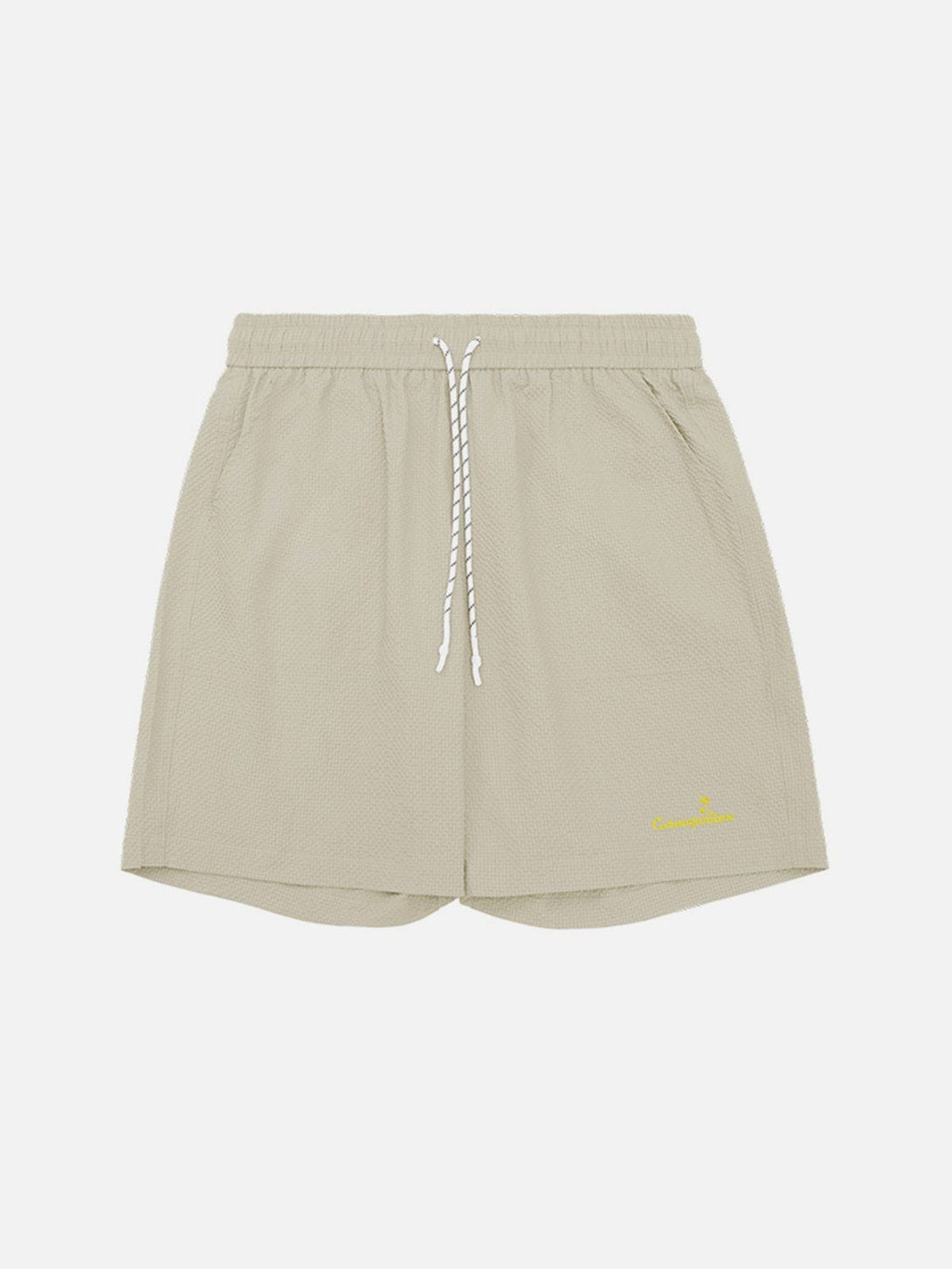 Helmiss - Solid Drawstring Shorts- Streetwear Fashion - helmiss.com