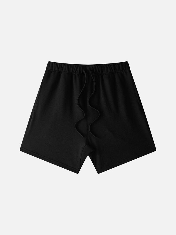 Helmiss - Solid Essential Drawstring Shorts- Streetwear Fashion - helmiss.com