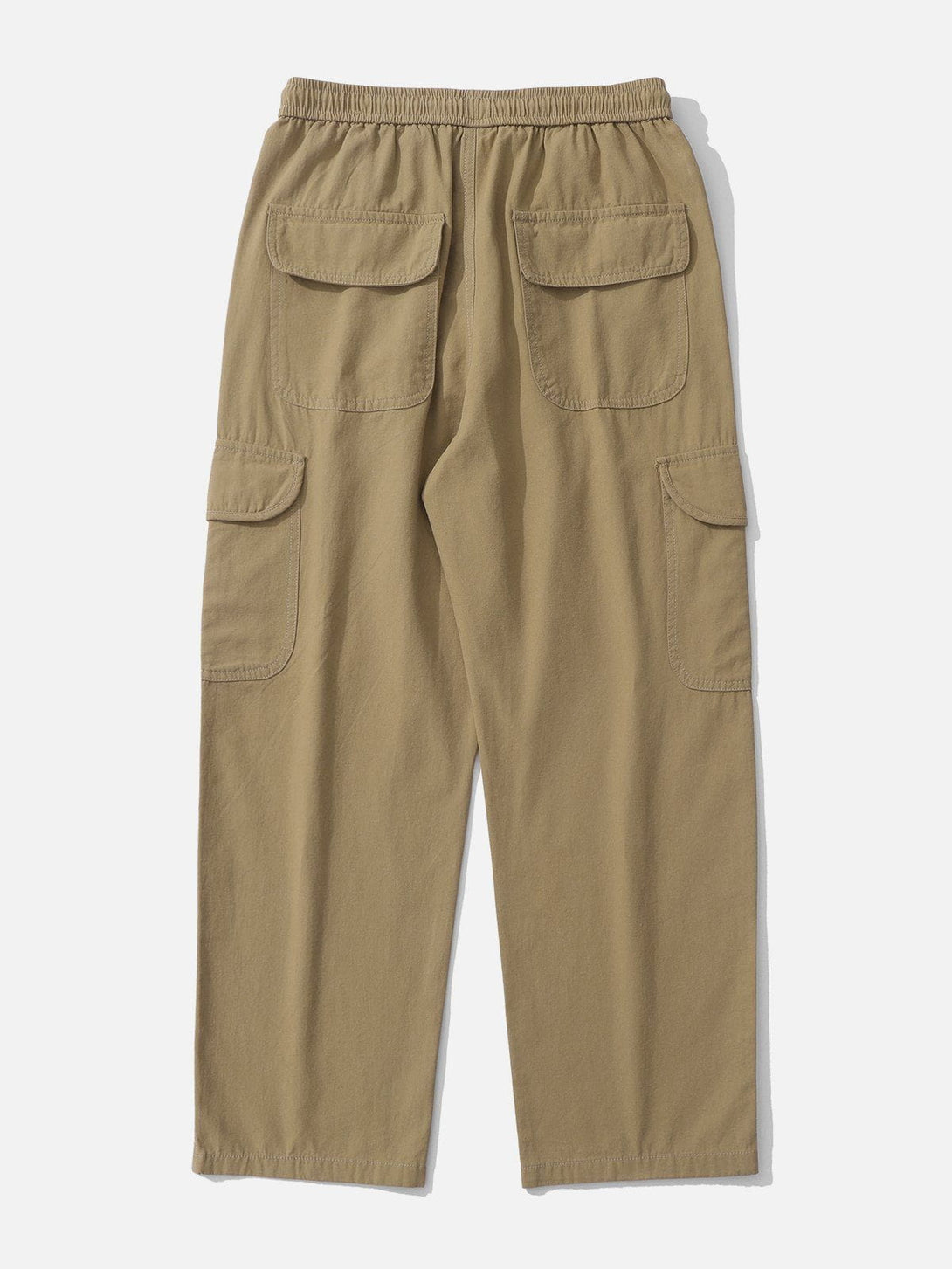 Helmiss - Solid Large Multi-Pocket Cargo Pants- Streetwear Fashion - helmiss.com