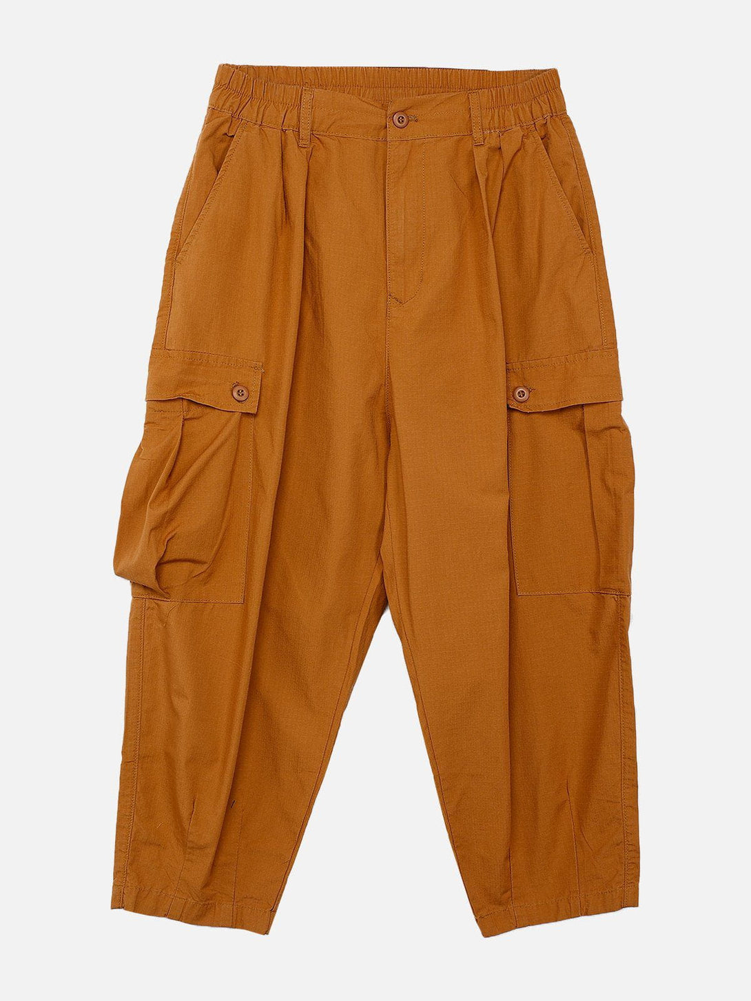 Helmiss - Solid Large Pocket Pants- Streetwear Fashion - helmiss.com