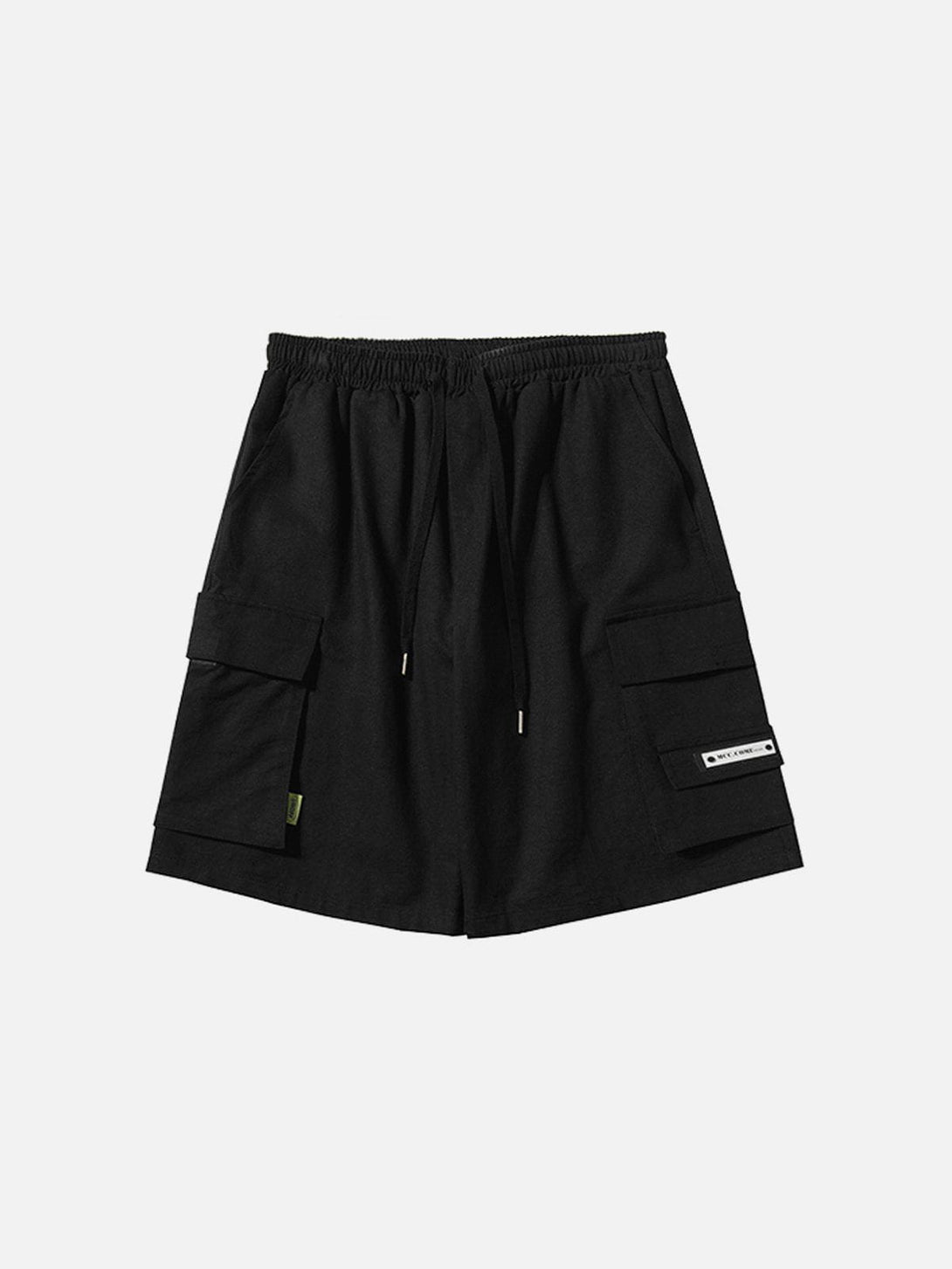 Helmiss - Solid Large Pocket Shorts- Streetwear Fashion - helmiss.com