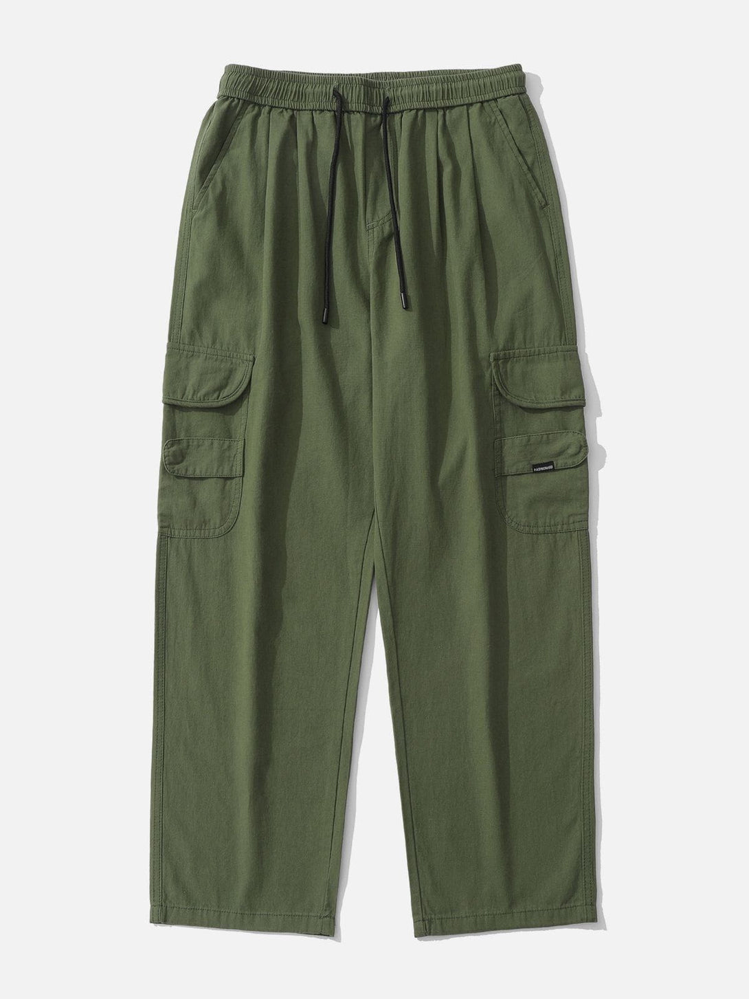 Helmiss - Solid Multi-Pocket Cargo Pants- Streetwear Fashion - helmiss.com