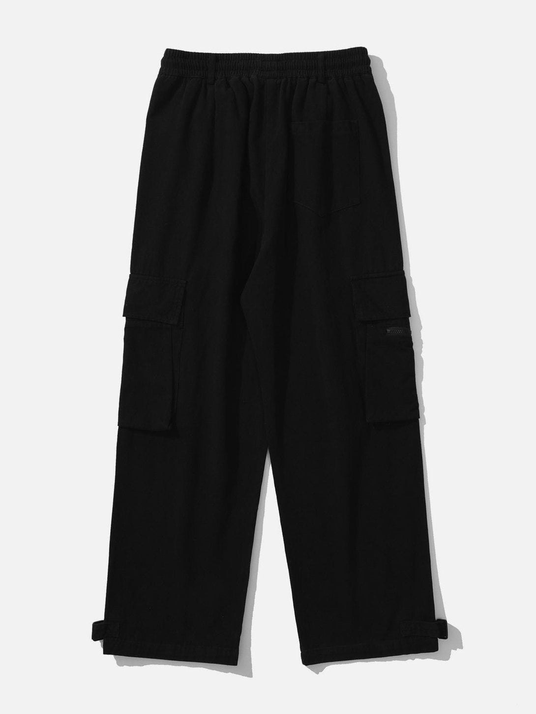 Helmiss - Solid Multi-Pocket Cargo Pants- Streetwear Fashion - helmiss.com