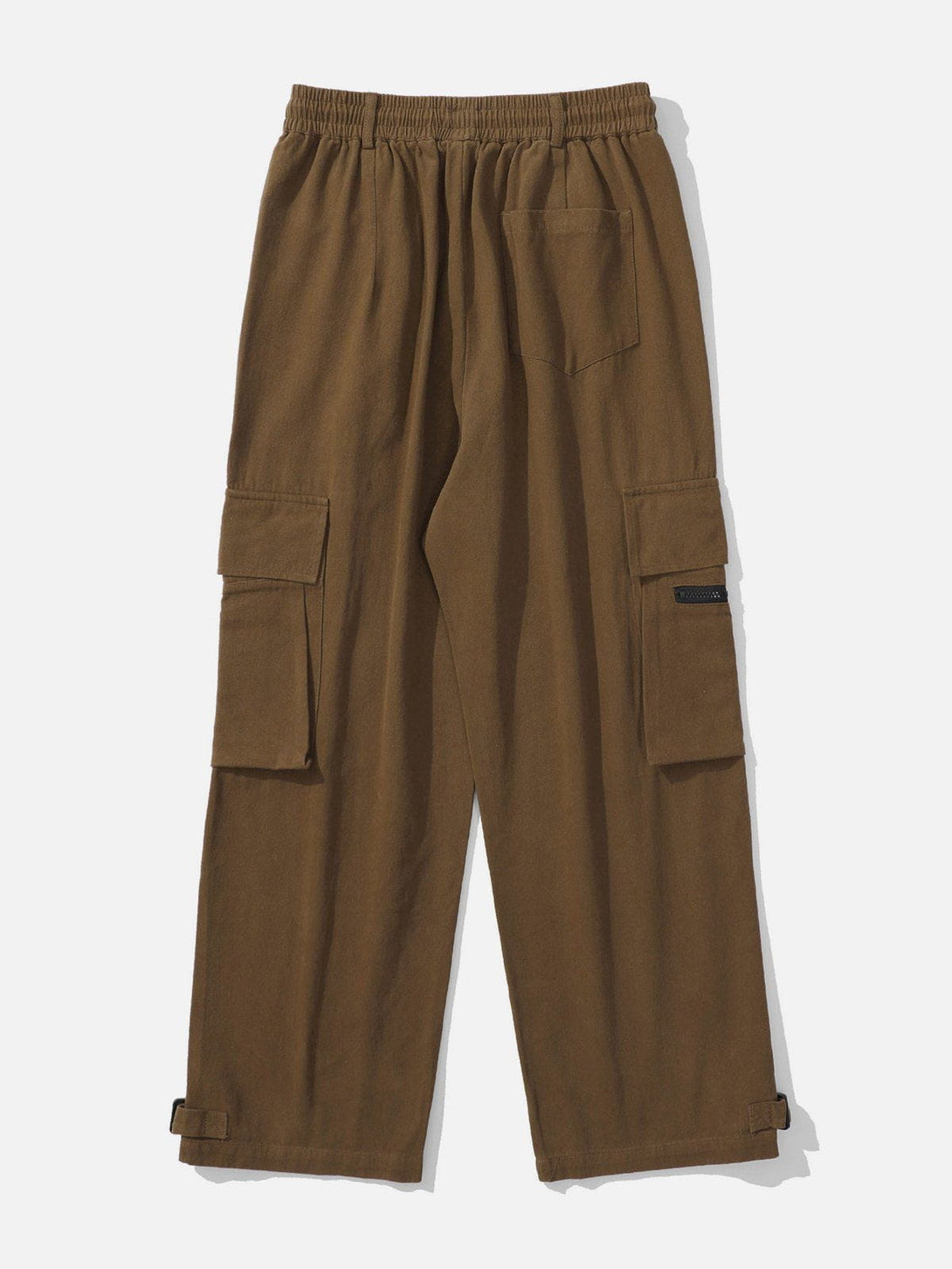 Helmiss - Solid Multi-Pocket Cargo Pants- Streetwear Fashion - helmiss.com