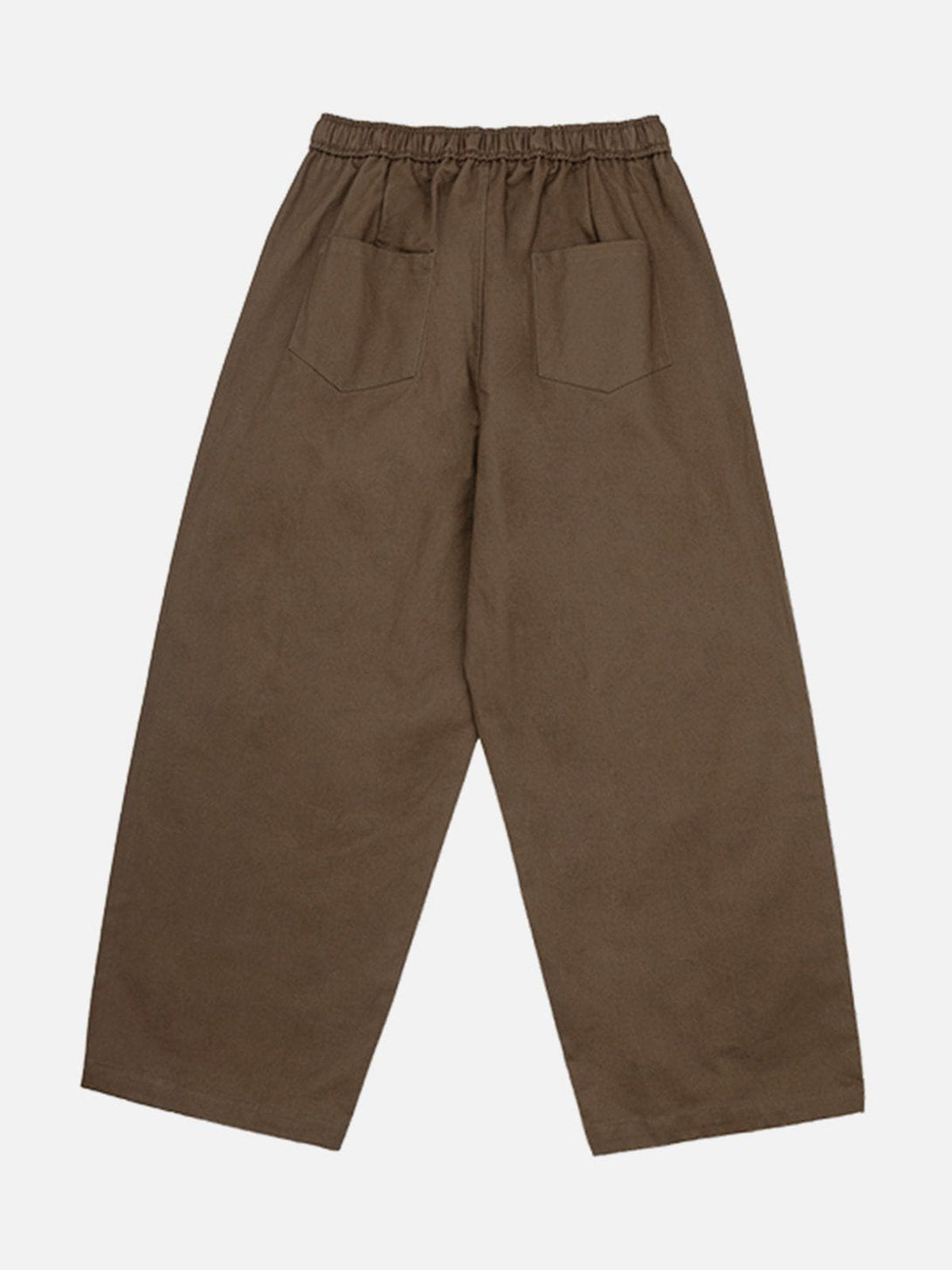 Helmiss - Solid Pleated Adjustable Cargo Pants- Streetwear Fashion - helmiss.com