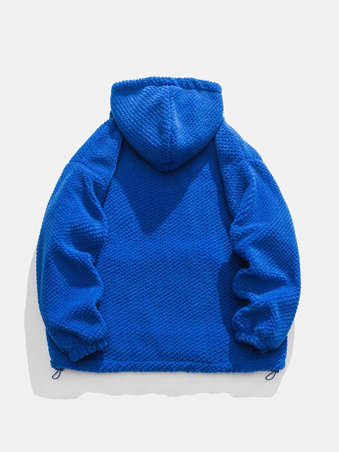 Helmiss - Solid Sherpa Hoodie- Streetwear Fashion - helmiss.com