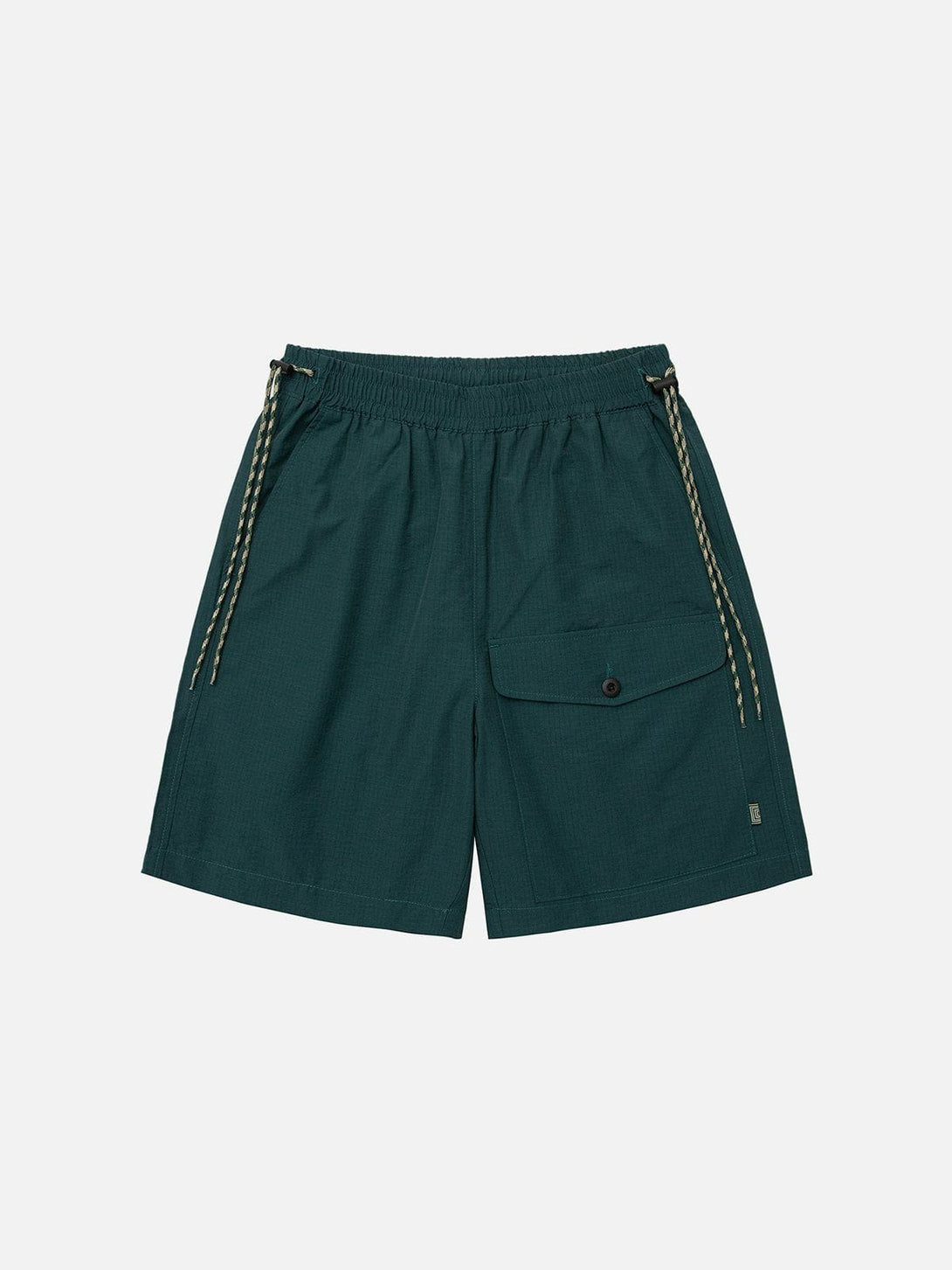 Helmiss - Solid Side Drawstring Shorts- Streetwear Fashion - helmiss.com