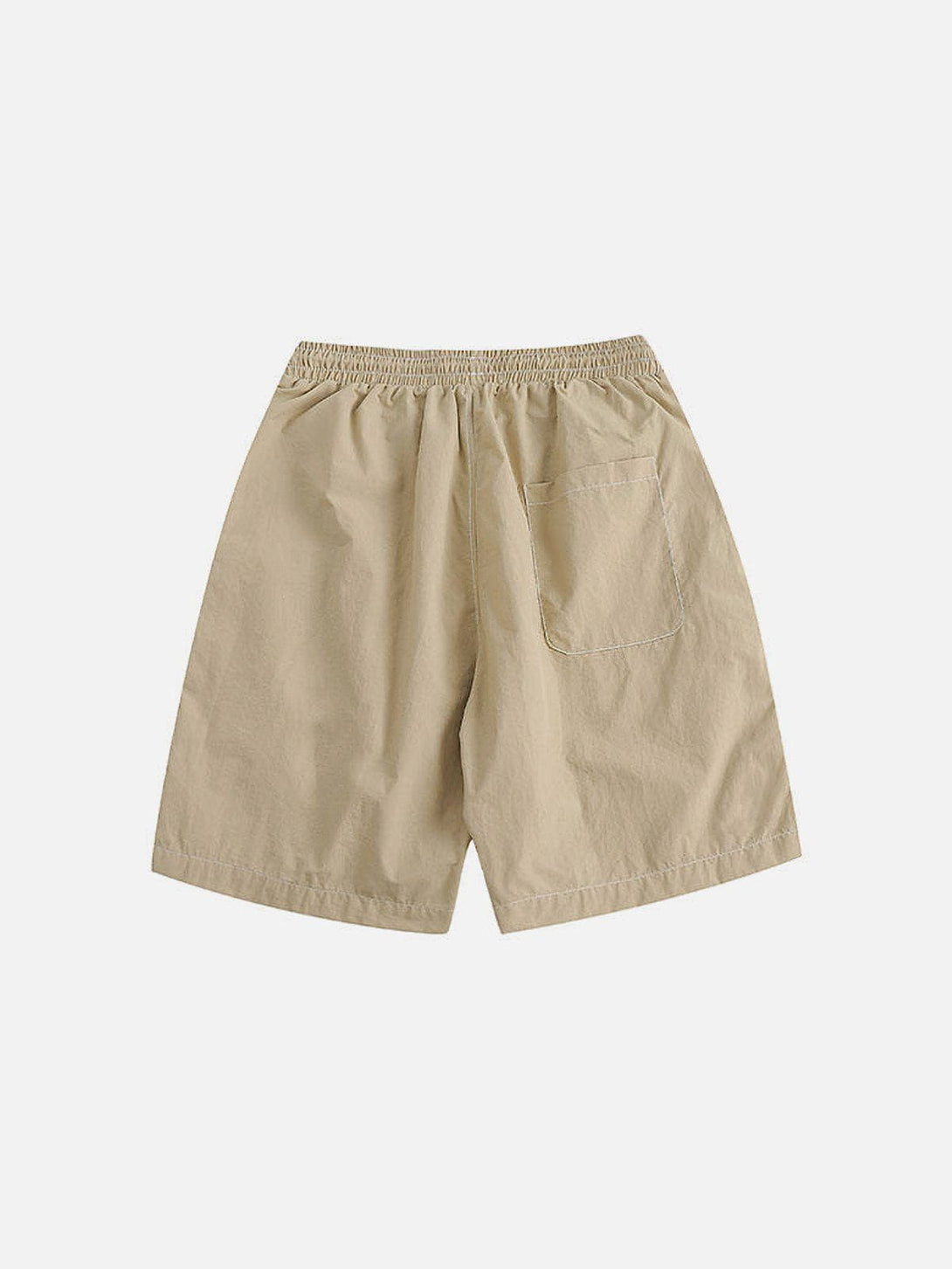 Helmiss - Solid Stripe Drawstring Shorts- Streetwear Fashion - helmiss.com