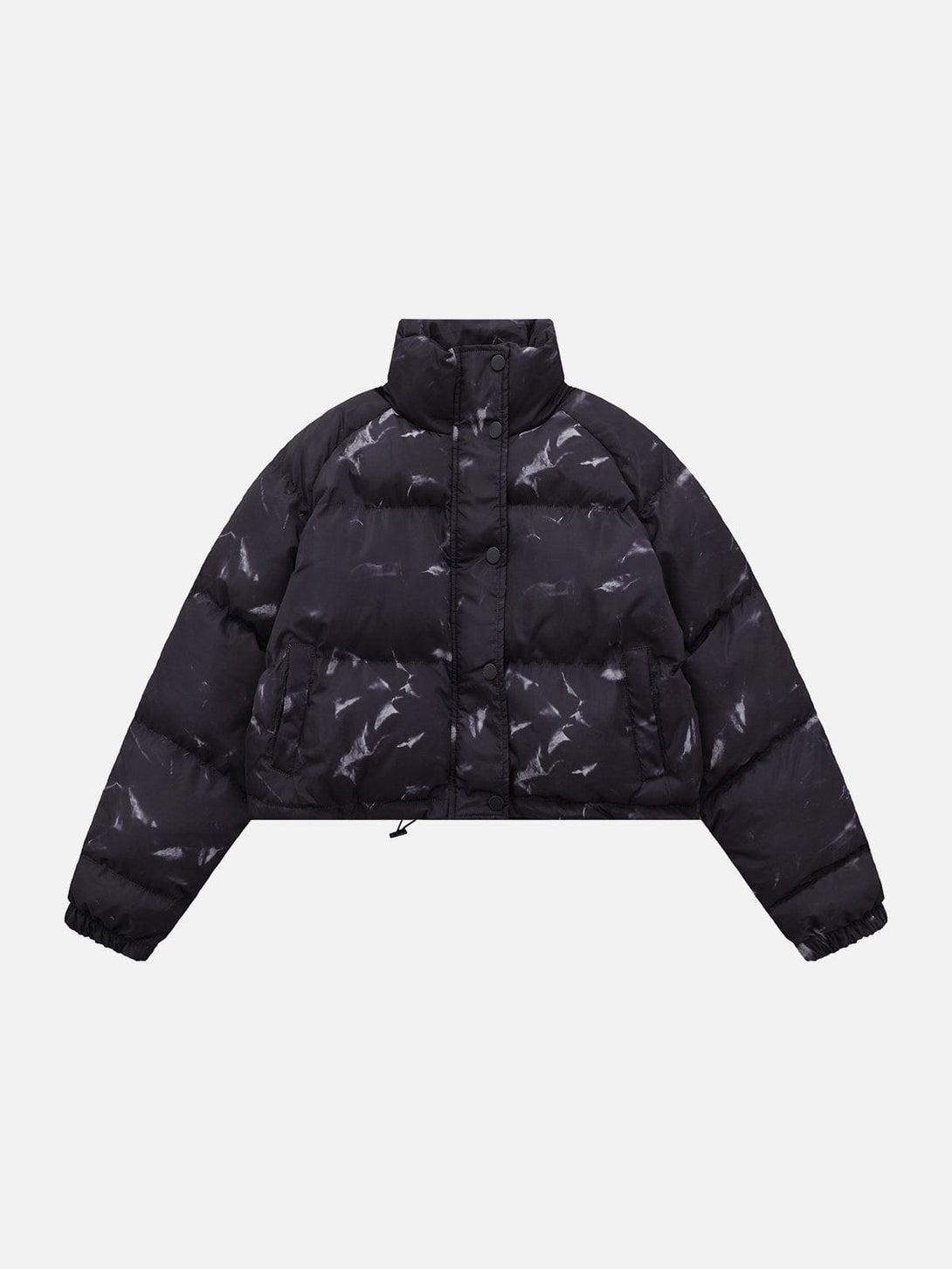 Helmiss - Solid Tie Dye Print Winter Coat- Streetwear Fashion - helmiss.com