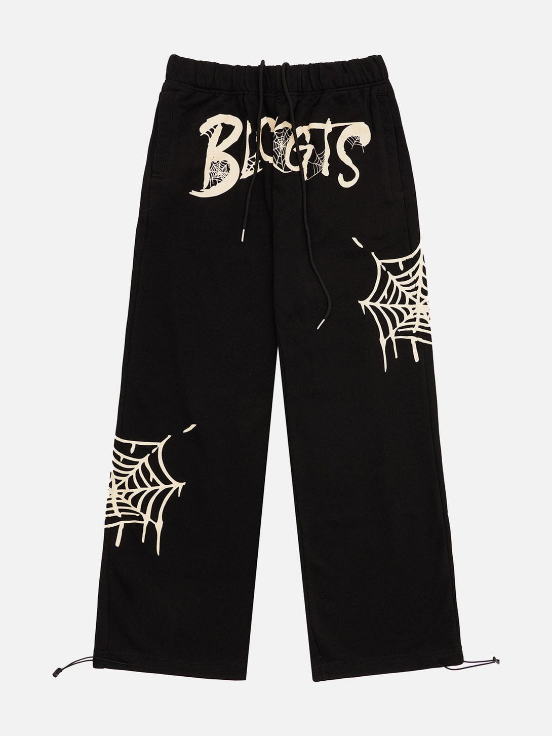 Helmiss - Spider Web Print Pants- Streetwear Fashion - helmiss.com