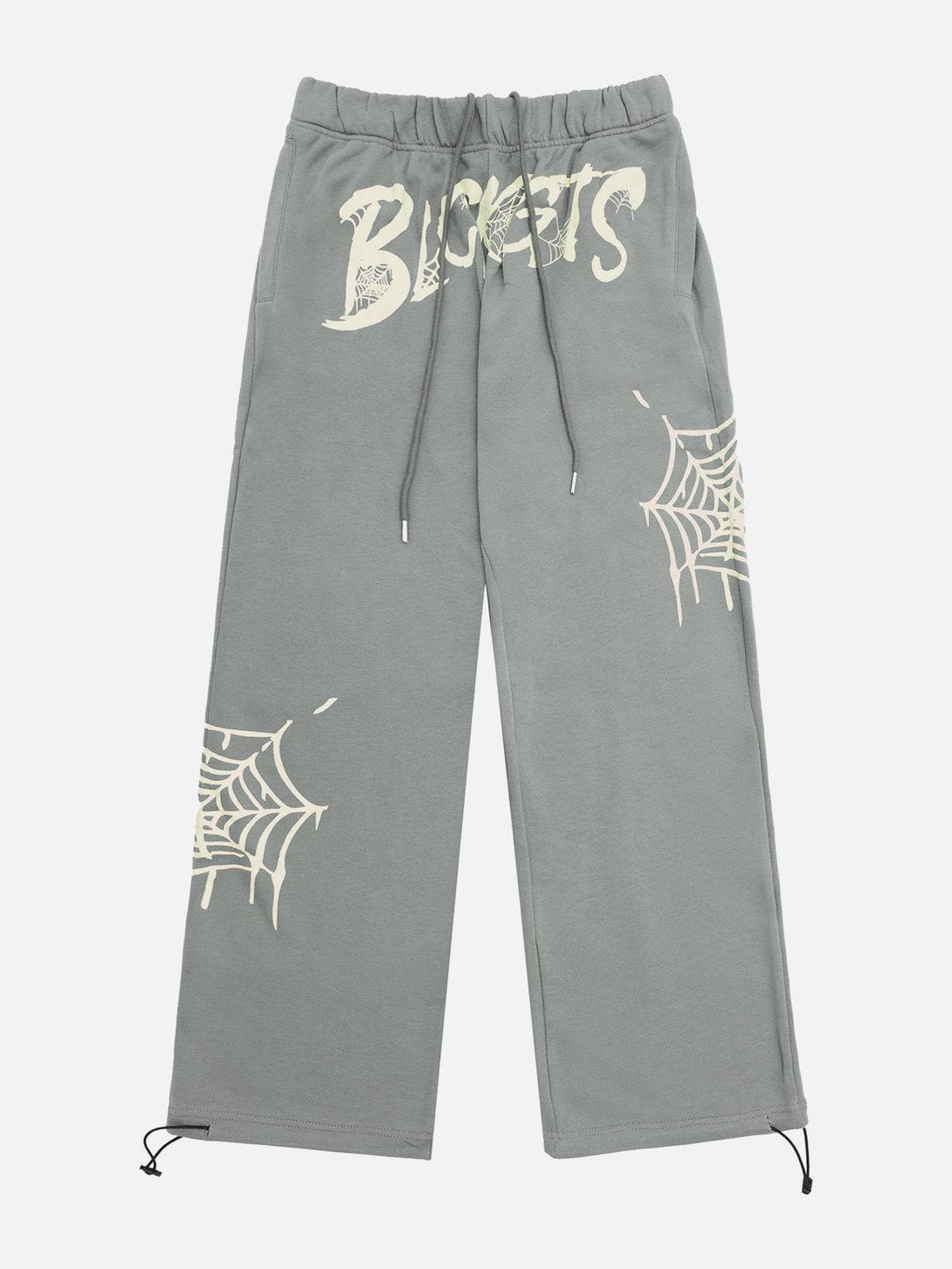 Helmiss - Spider Web Print Pants- Streetwear Fashion - helmiss.com