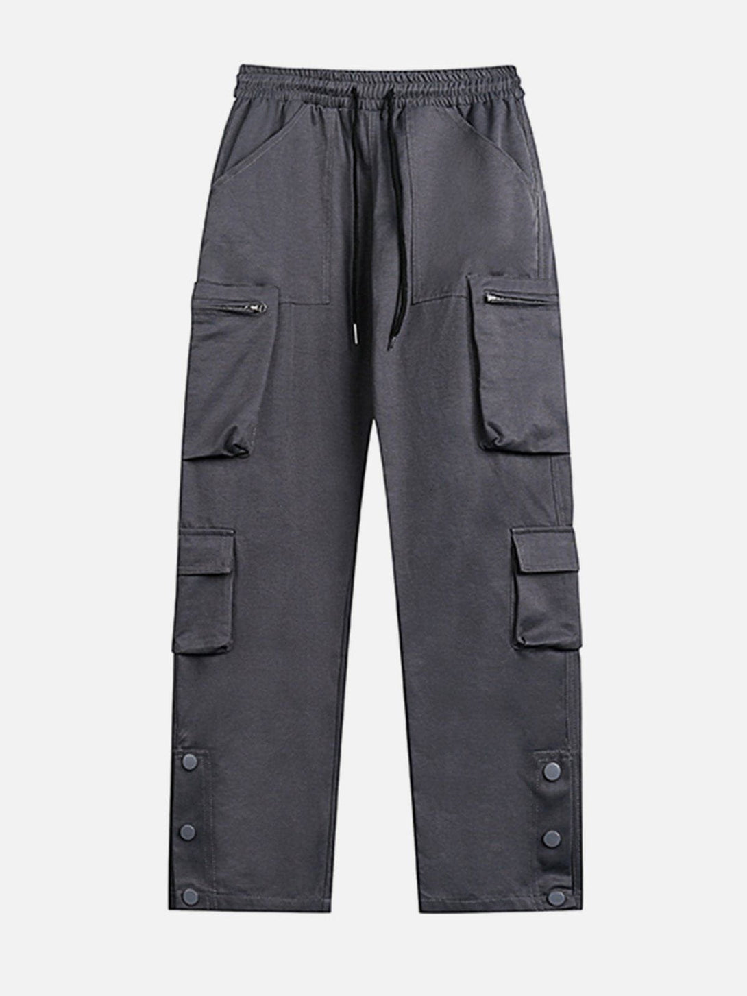 Helmiss - Spliced Leg Openings Pants- Streetwear Fashion - helmiss.com