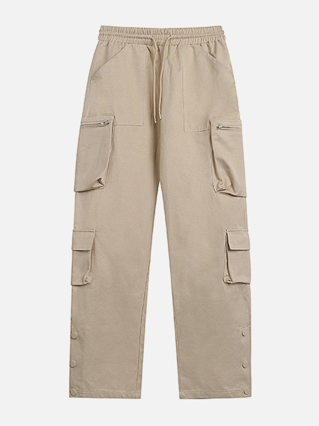 Helmiss - Spliced Leg Openings Pants- Streetwear Fashion - helmiss.com