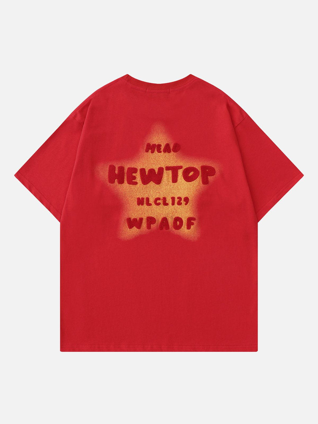 Helmiss - Star Alphabet Print Tee- Streetwear Fashion - helmiss.com