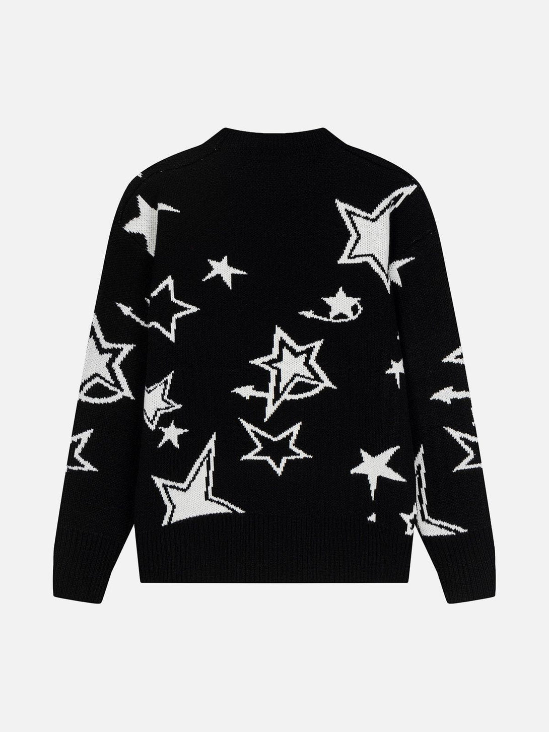 Helmiss - Star Clash Embroidery Sweater- Streetwear Fashion - helmiss.com