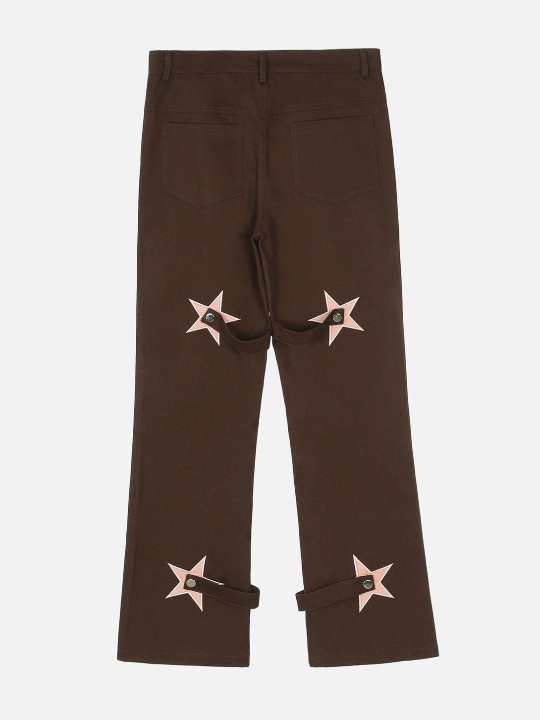 Helmiss - Star Embroidery Cargo Pants- Streetwear Fashion - helmiss.com