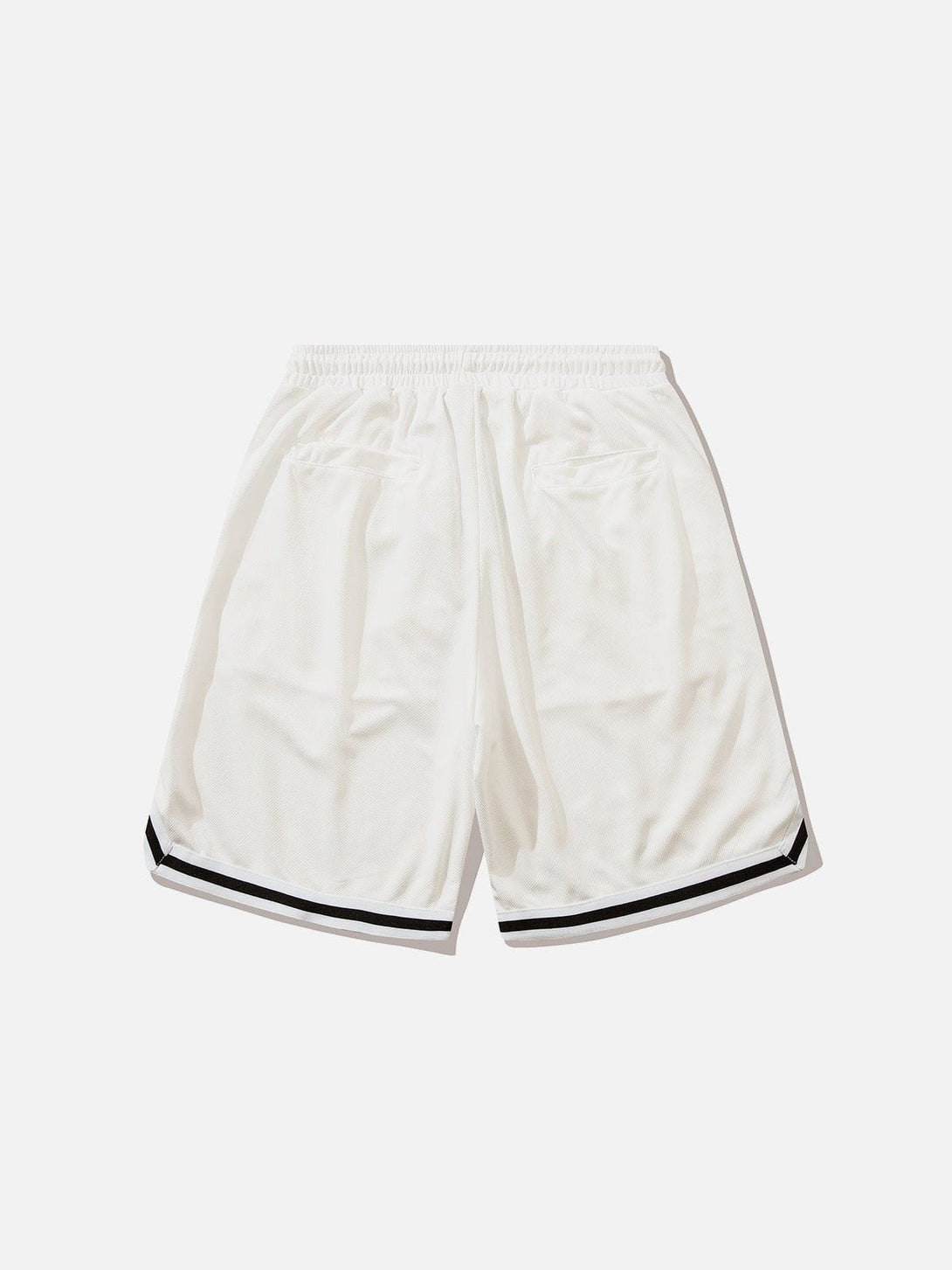 Helmiss - Star Letter Embroidered Stripes Shorts- Streetwear Fashion - helmiss.com