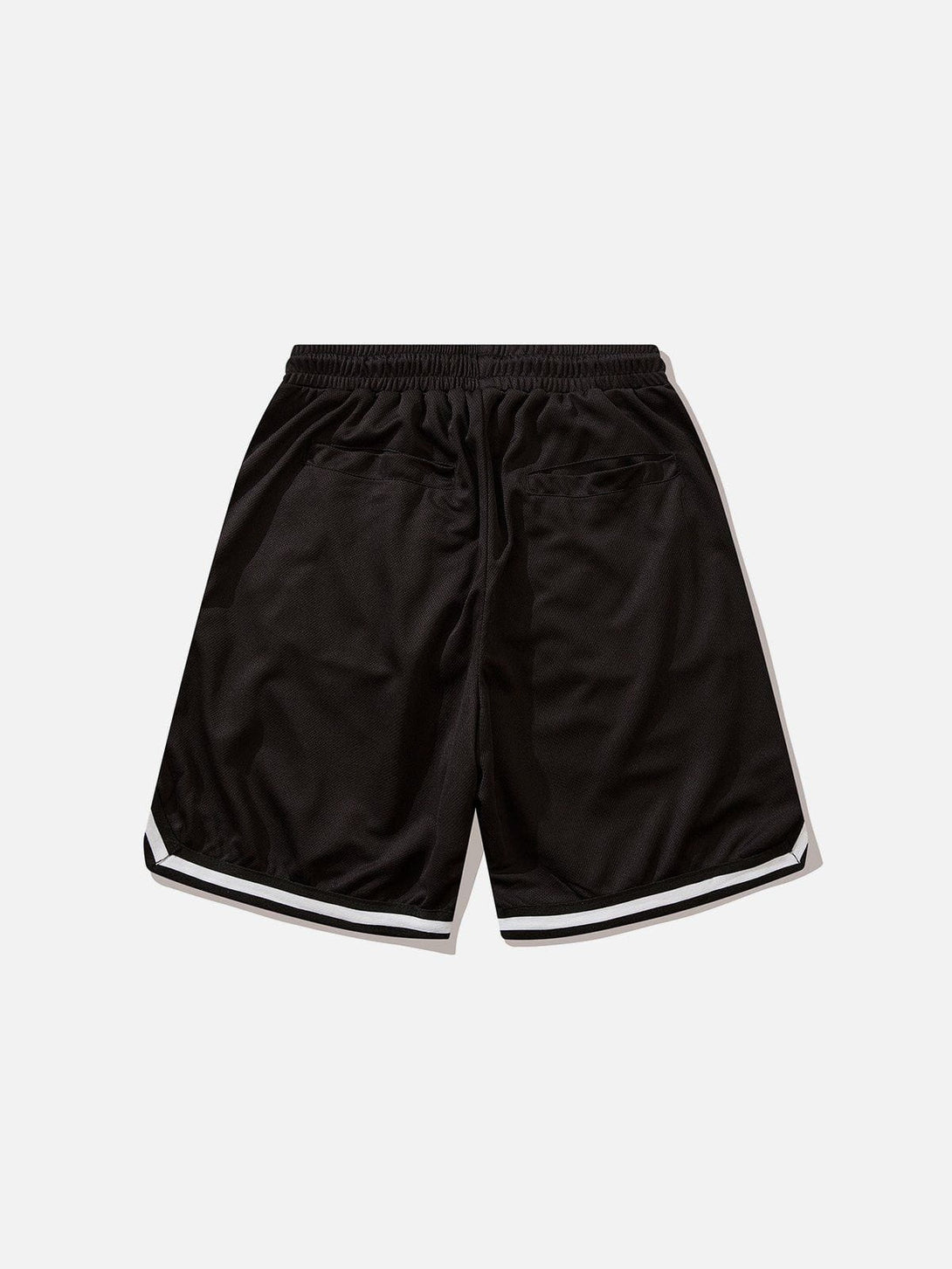 Helmiss - Star Letter Embroidered Stripes Shorts- Streetwear Fashion - helmiss.com