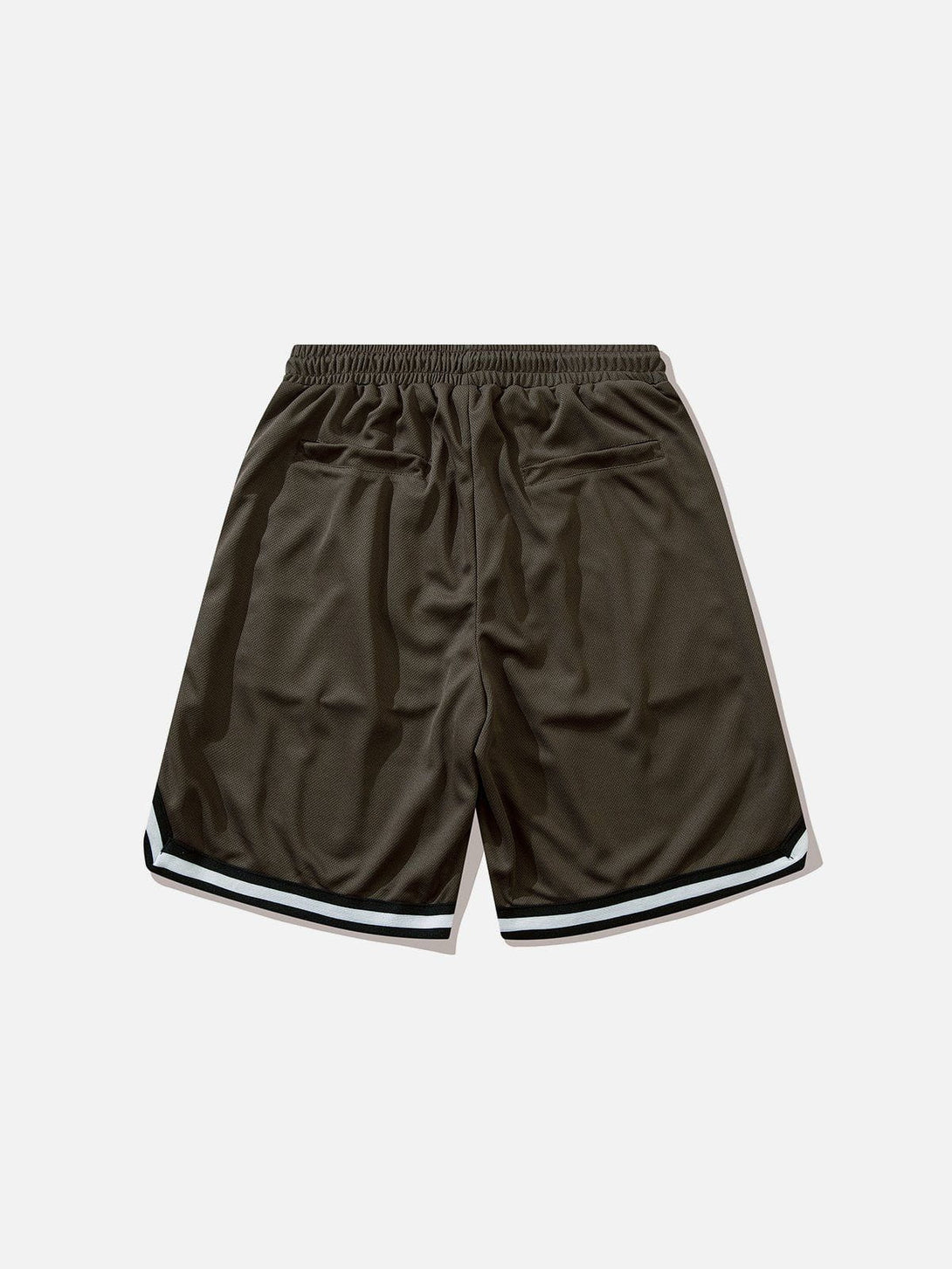 Helmiss - Star Letter Embroidered Stripes Shorts- Streetwear Fashion - helmiss.com