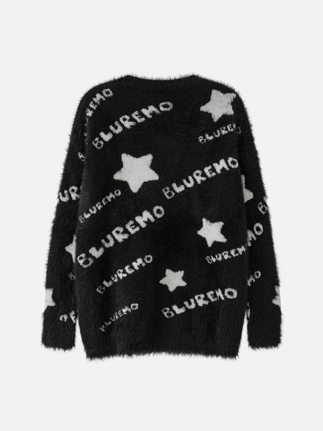 Helmiss - Star Letter Embroidery Sweater- Streetwear Fashion - helmiss.com