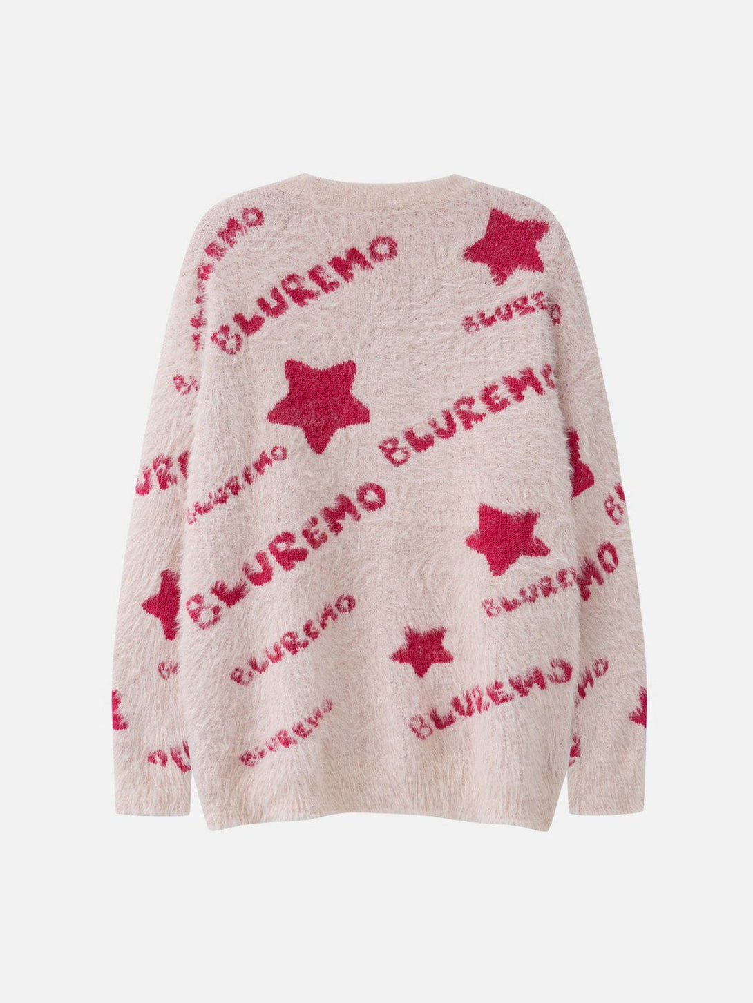 Helmiss - Star Letter Embroidery Sweater- Streetwear Fashion - helmiss.com