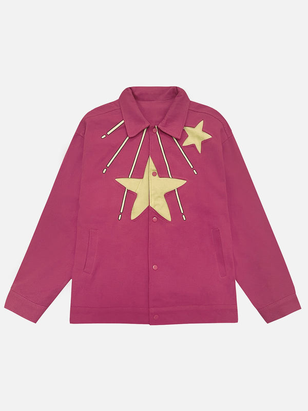 Helmiss - Star Line Winter Coat- Streetwear Fashion - helmiss.com