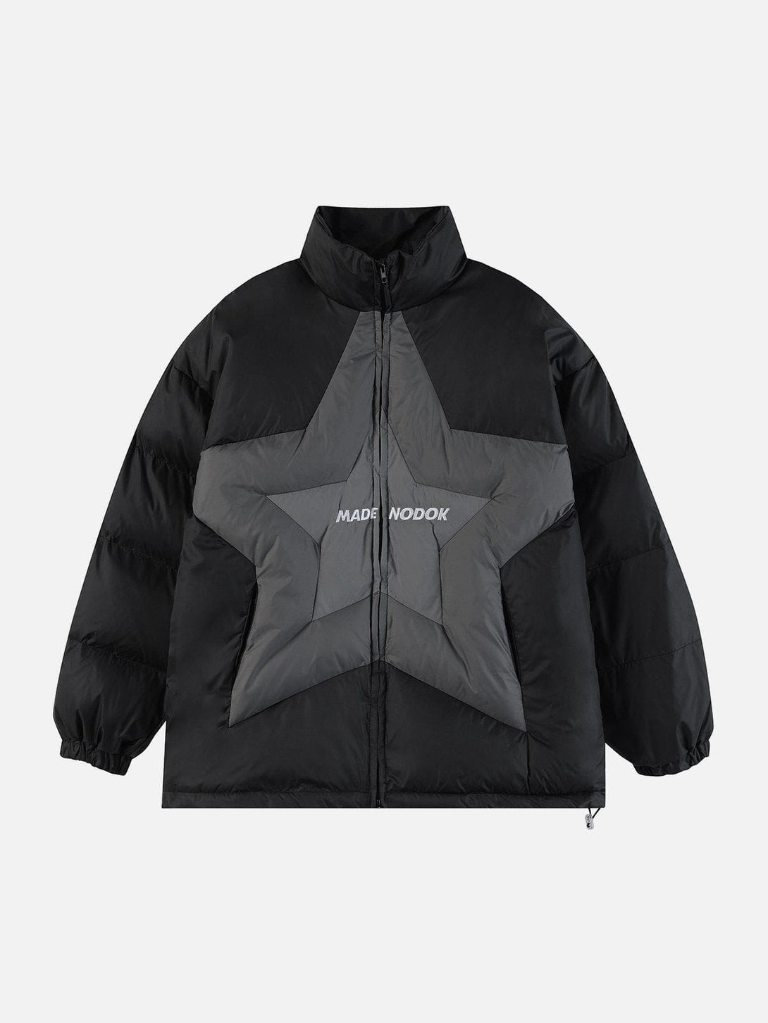 Helmiss - Star Patchwork Gradient Winter Coat- Streetwear Fashion - helmiss.com