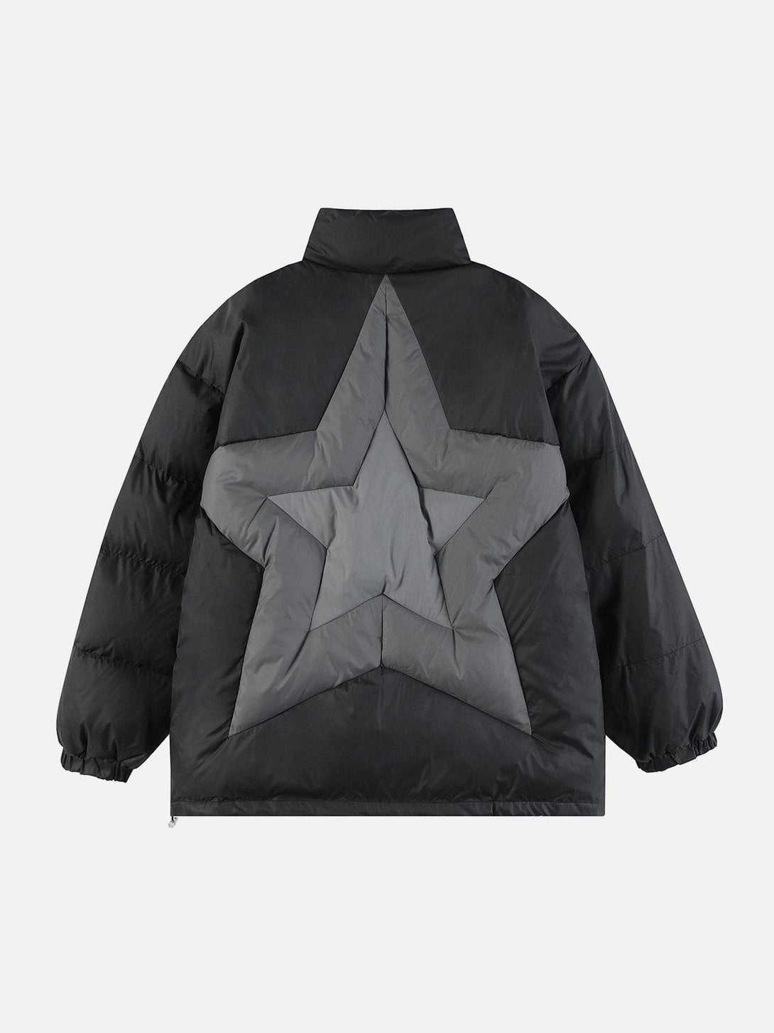 Helmiss - Star Patchwork Gradient Winter Coat- Streetwear Fashion - helmiss.com