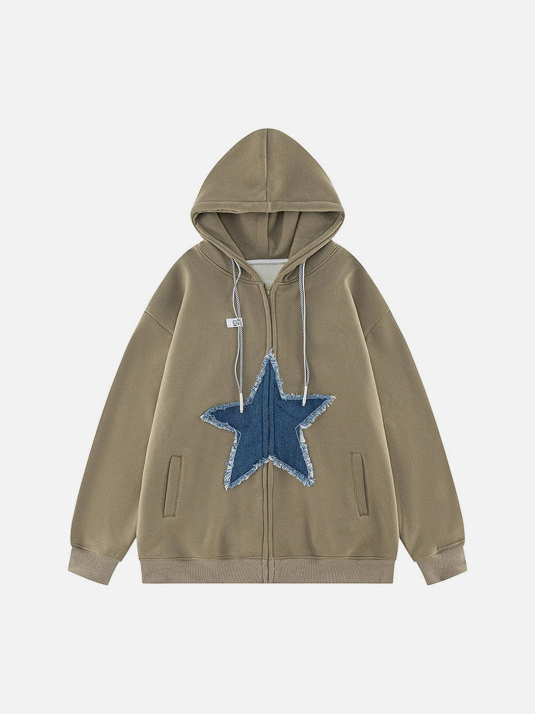 Helmiss - Star Patchwork Hoodie- Streetwear Fashion - helmiss.com