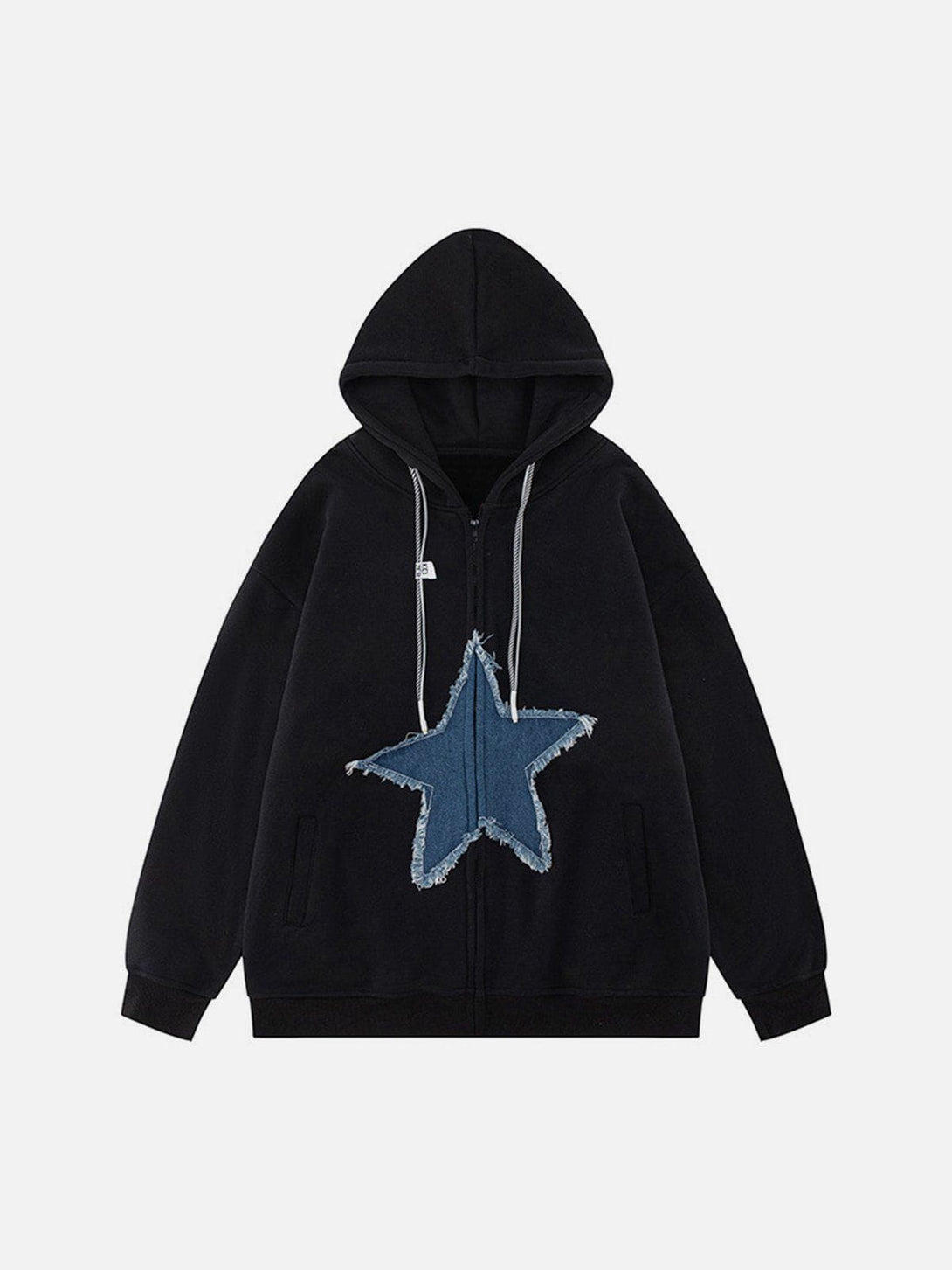 Helmiss - Star Patchwork Hoodie- Streetwear Fashion - helmiss.com