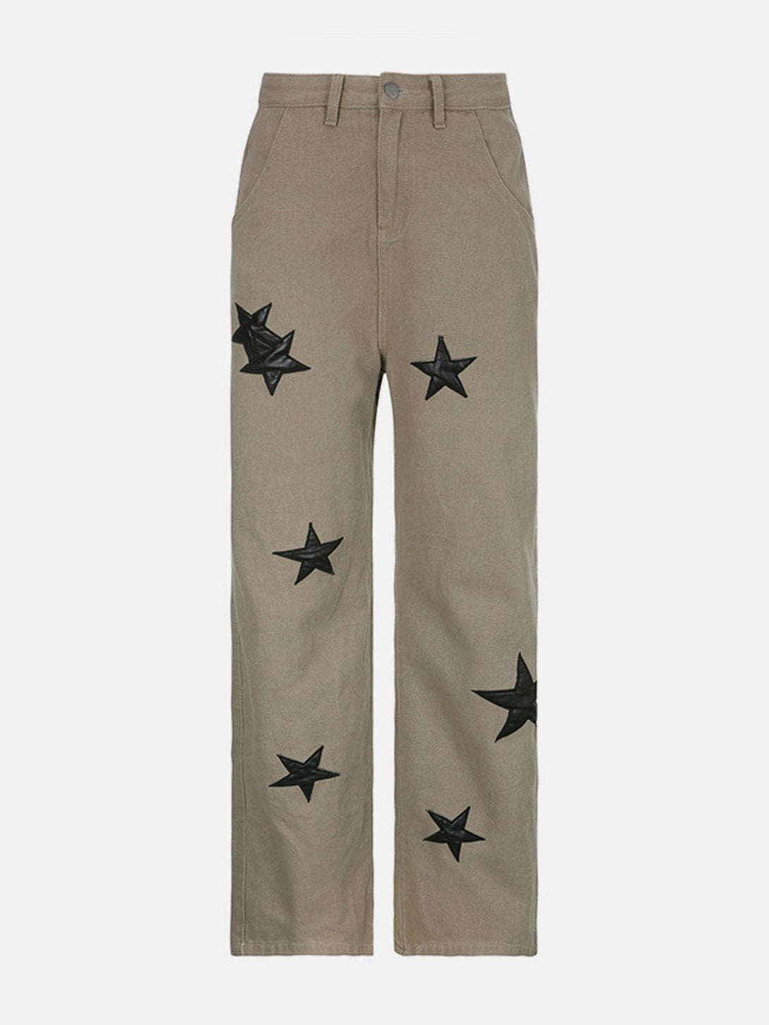 Helmiss - Star Patchwork Jeans- Streetwear Fashion - helmiss.com