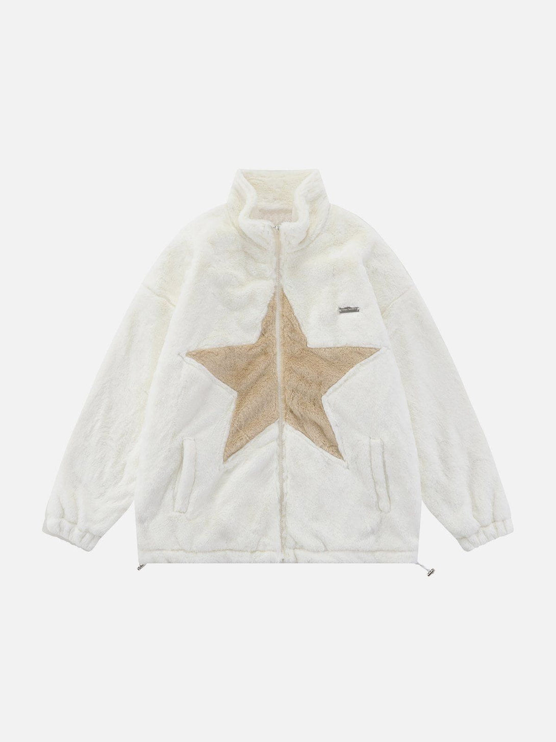 Helmiss - Star Patchwork Winter Coat- Streetwear Fashion - helmiss.com