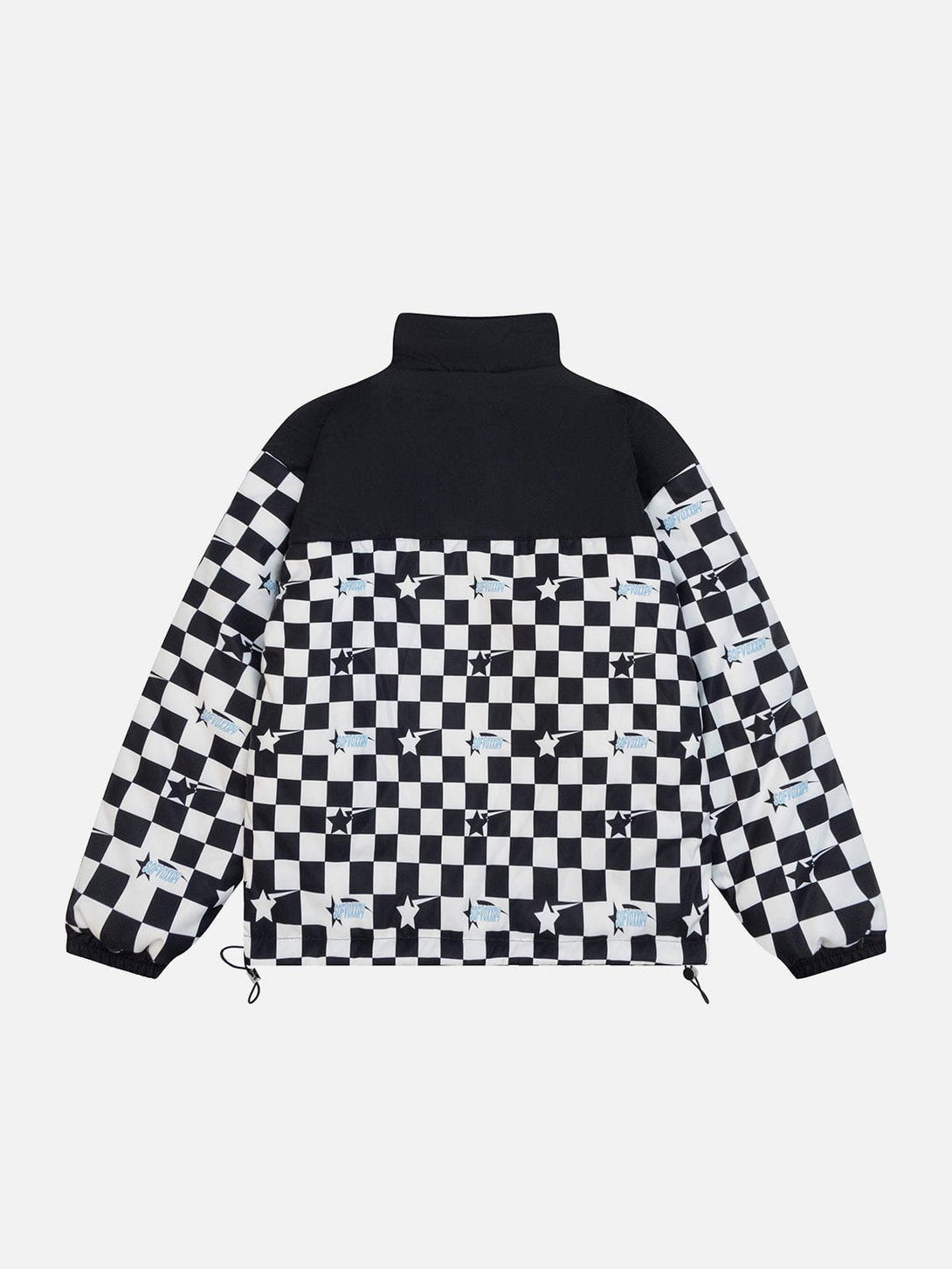 Helmiss - Star Plaid Two-sided Winter Coat- Streetwear Fashion - helmiss.com