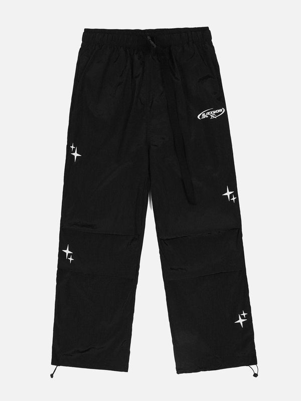 Helmiss - Star Print Casual Pants- Streetwear Fashion - helmiss.com