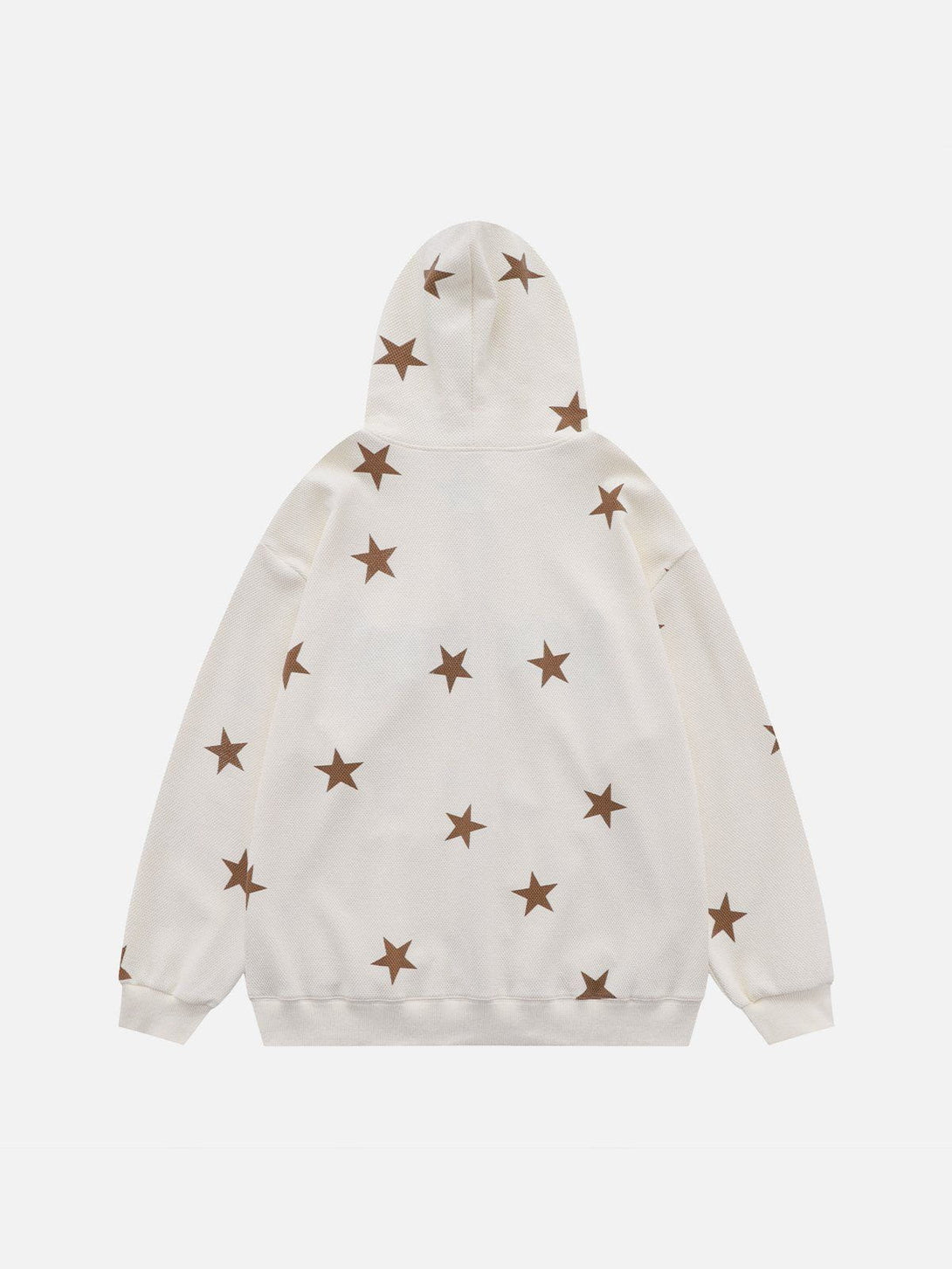 Helmiss - Star Print Hoodie- Streetwear Fashion - helmiss.com