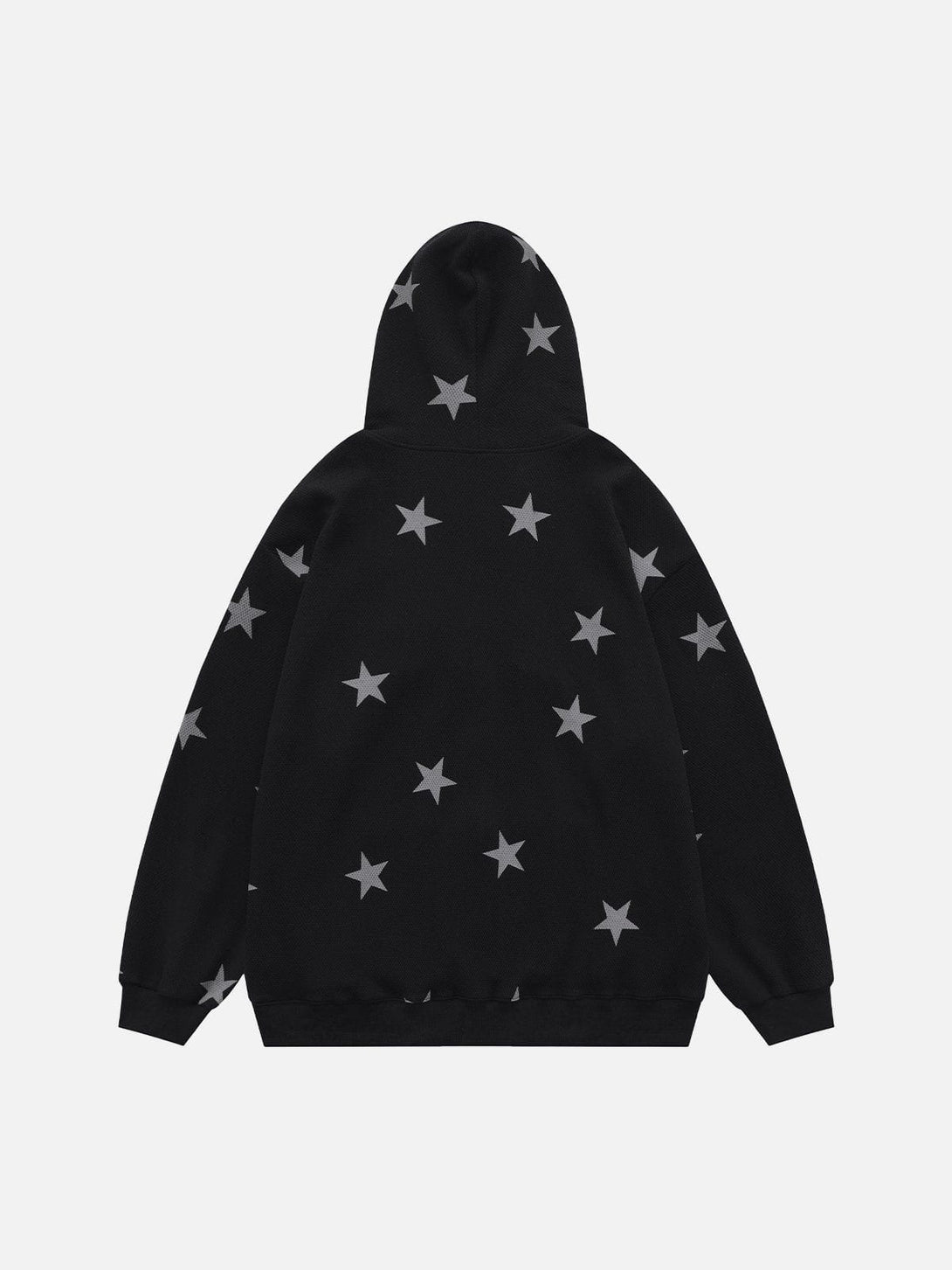 Helmiss - Star Print Hoodie- Streetwear Fashion - helmiss.com