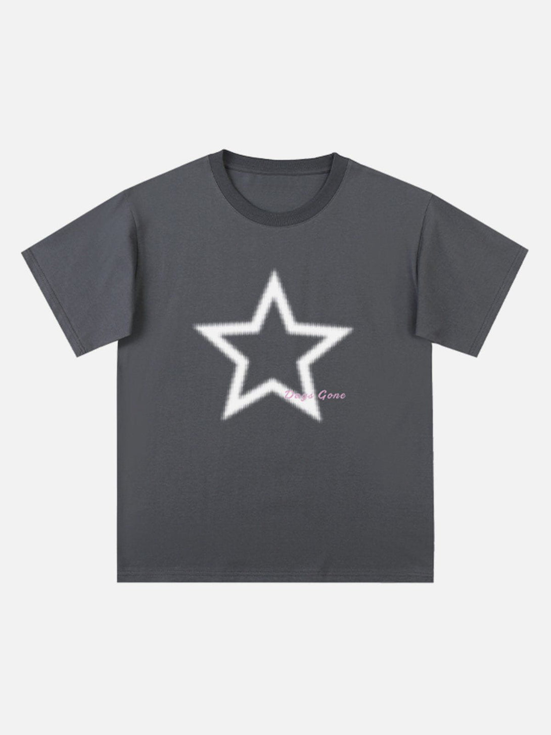 Helmiss - Star Print Tee- Streetwear Fashion - helmiss.com